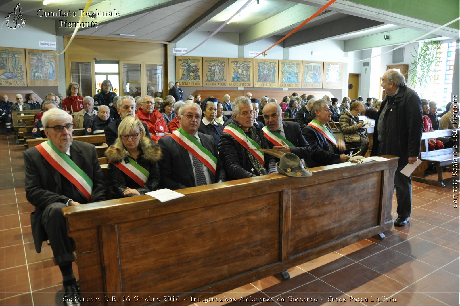 Castelnuovo D.B. 16 Ottobre 2016 - Inaugurazione Ambulanza da Soccorso - Croce Rossa Italiana- Comitato Regionale del Piemonte