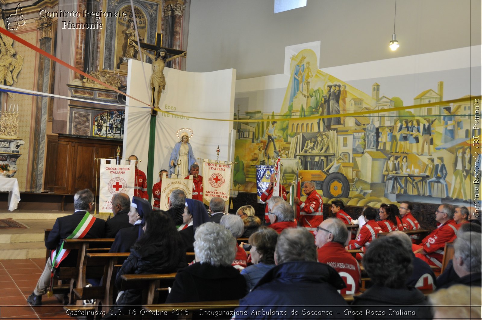 Castelnuovo D.B. 16 Ottobre 2016 - Inaugurazione Ambulanza da Soccorso - Croce Rossa Italiana- Comitato Regionale del Piemonte