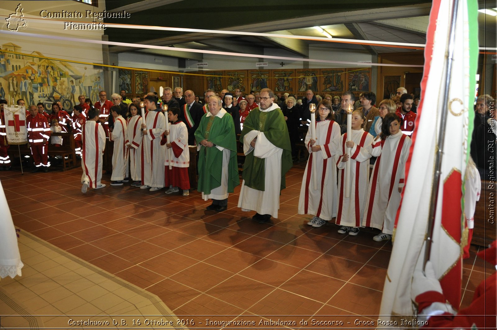 Castelnuovo D.B. 16 Ottobre 2016 - Inaugurazione Ambulanza da Soccorso - Croce Rossa Italiana- Comitato Regionale del Piemonte