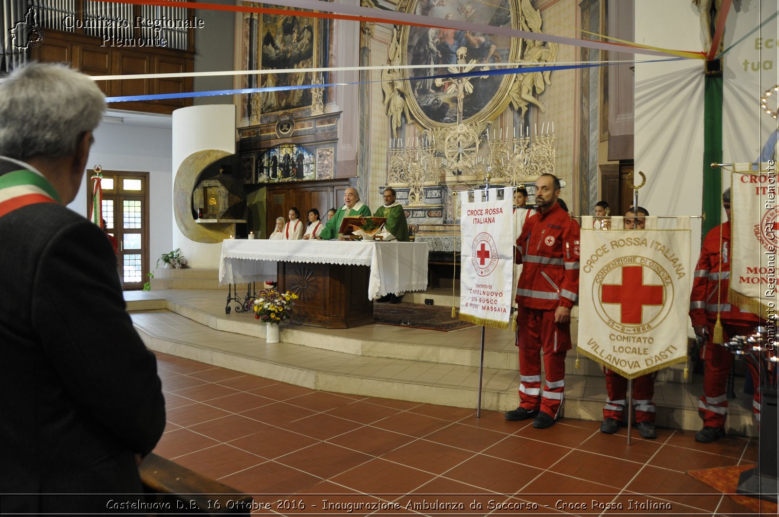 Castelnuovo D.B. 16 Ottobre 2016 - Inaugurazione Ambulanza da Soccorso - Croce Rossa Italiana- Comitato Regionale del Piemonte