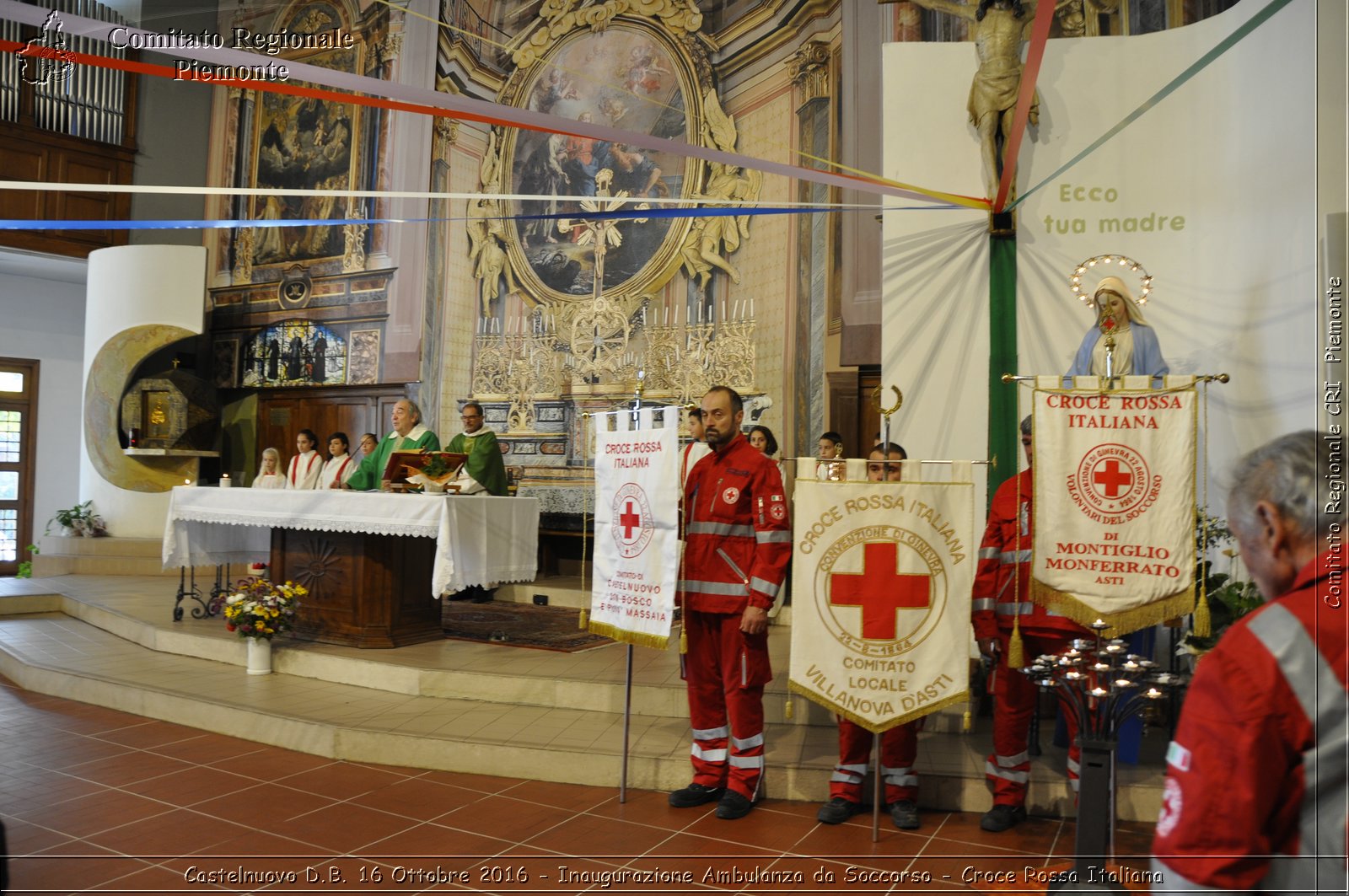 Castelnuovo D.B. 16 Ottobre 2016 - Inaugurazione Ambulanza da Soccorso - Croce Rossa Italiana- Comitato Regionale del Piemonte