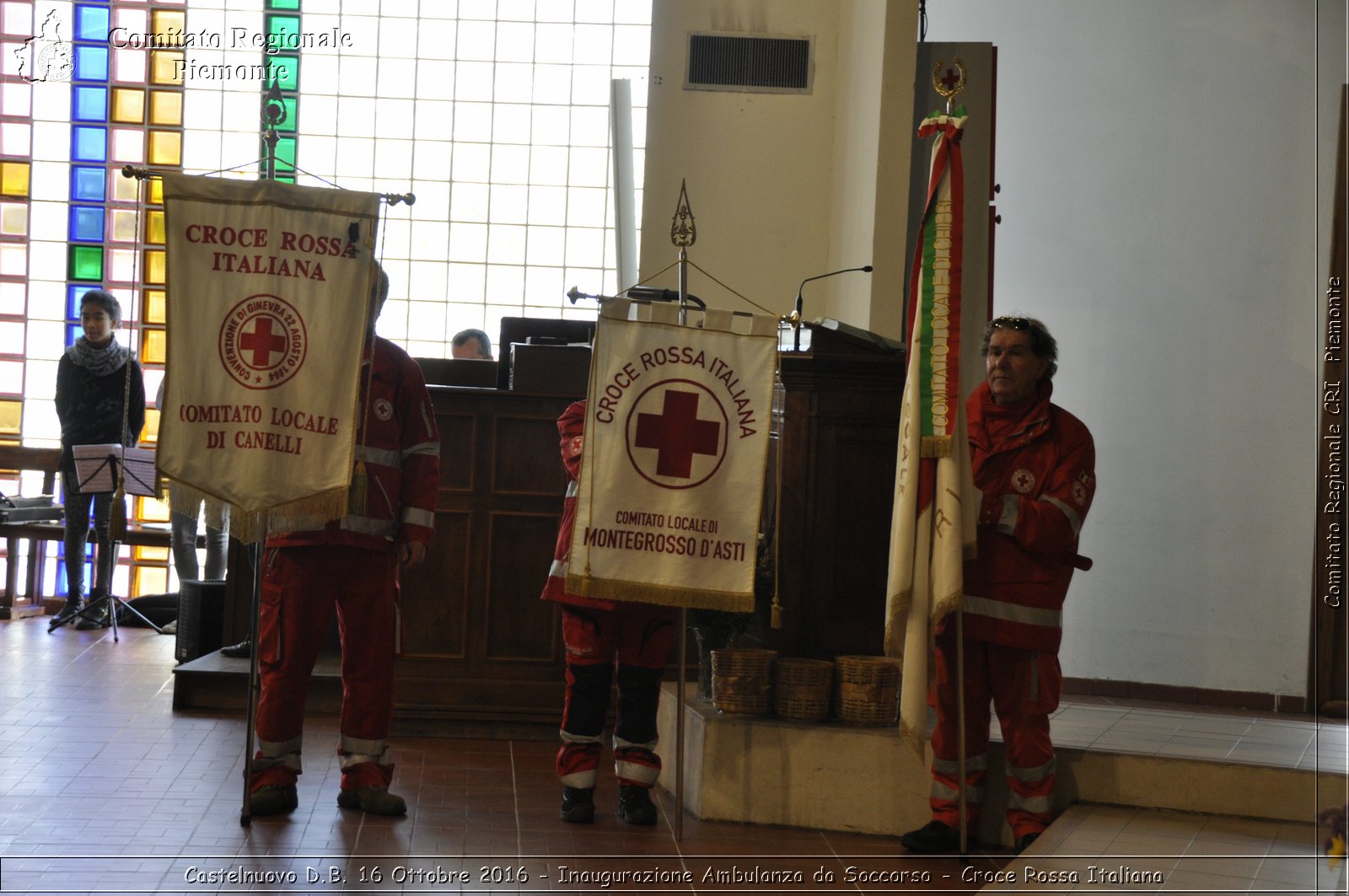 Castelnuovo D.B. 16 Ottobre 2016 - Inaugurazione Ambulanza da Soccorso - Croce Rossa Italiana- Comitato Regionale del Piemonte