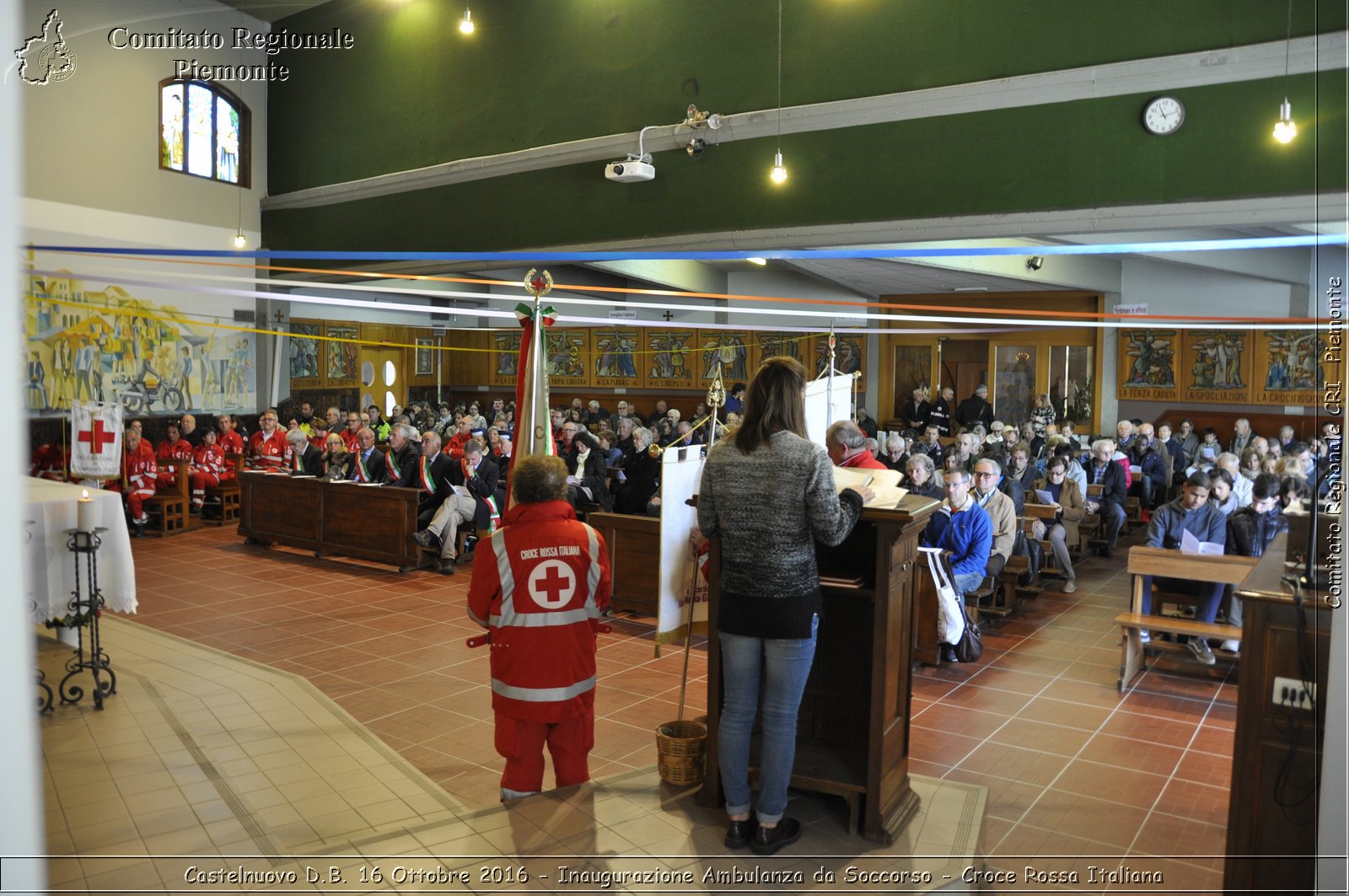 Castelnuovo D.B. 16 Ottobre 2016 - Inaugurazione Ambulanza da Soccorso - Croce Rossa Italiana- Comitato Regionale del Piemonte