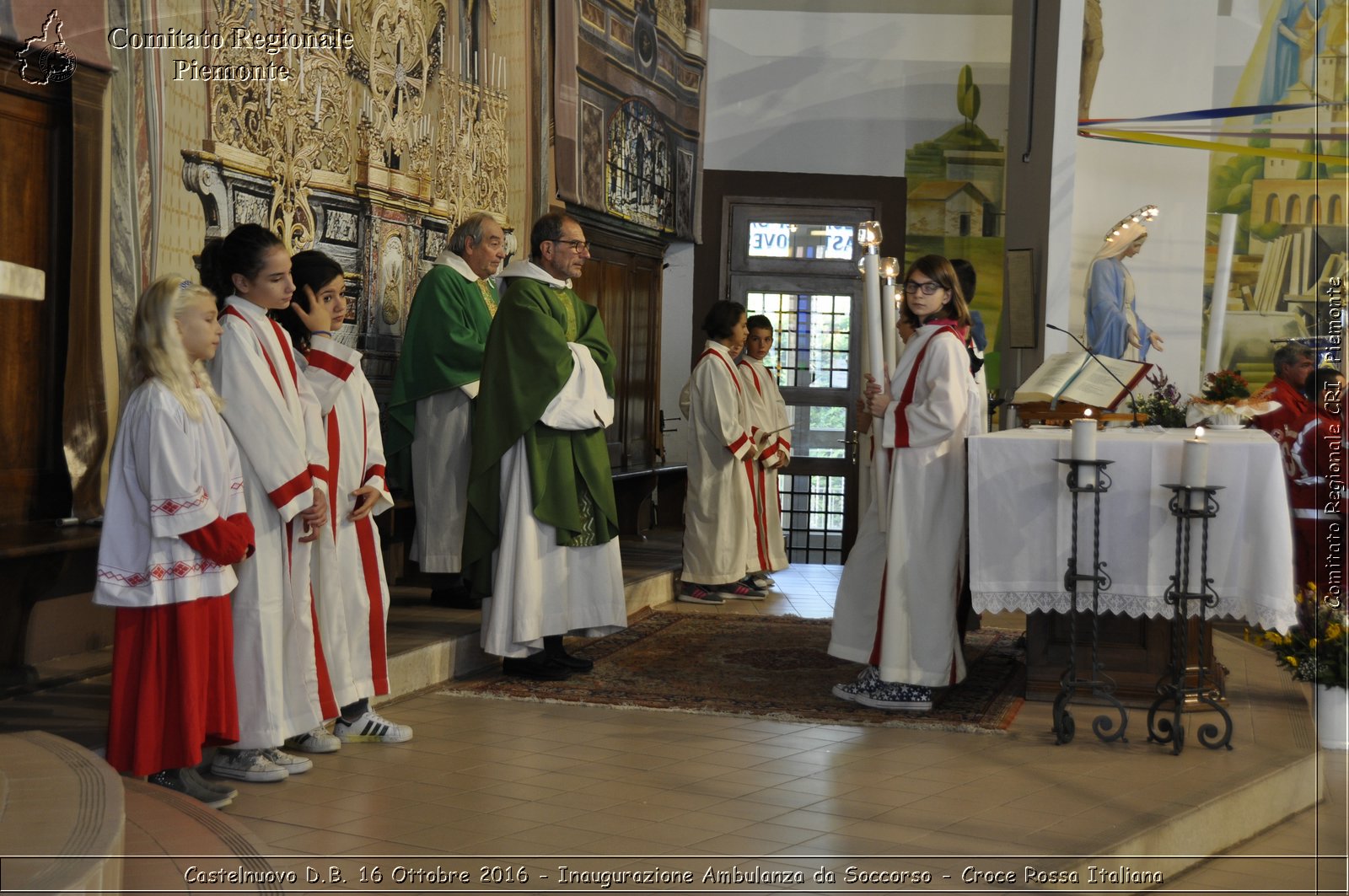 Castelnuovo D.B. 16 Ottobre 2016 - Inaugurazione Ambulanza da Soccorso - Croce Rossa Italiana- Comitato Regionale del Piemonte