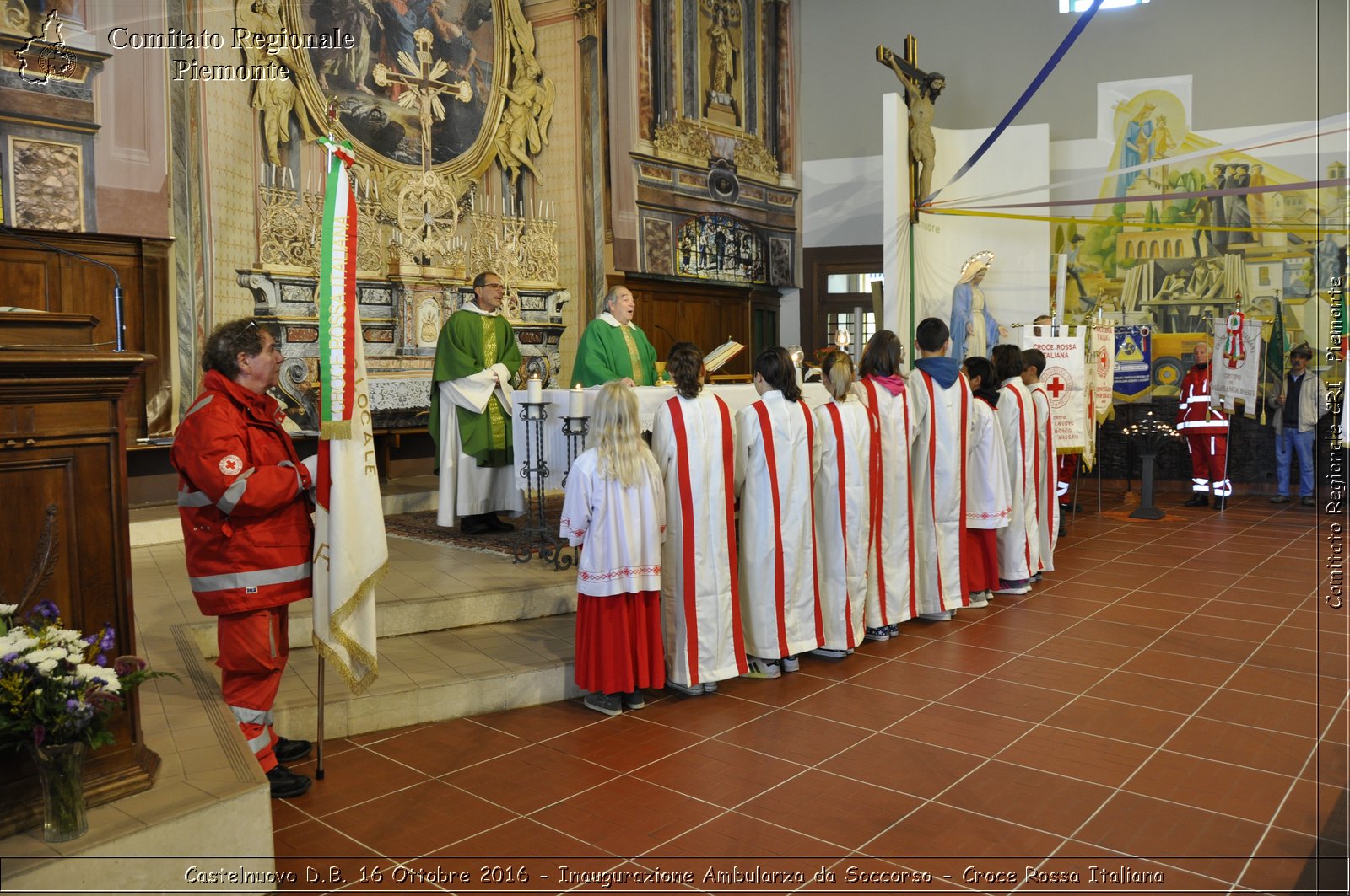 Castelnuovo D.B. 16 Ottobre 2016 - Inaugurazione Ambulanza da Soccorso - Croce Rossa Italiana- Comitato Regionale del Piemonte