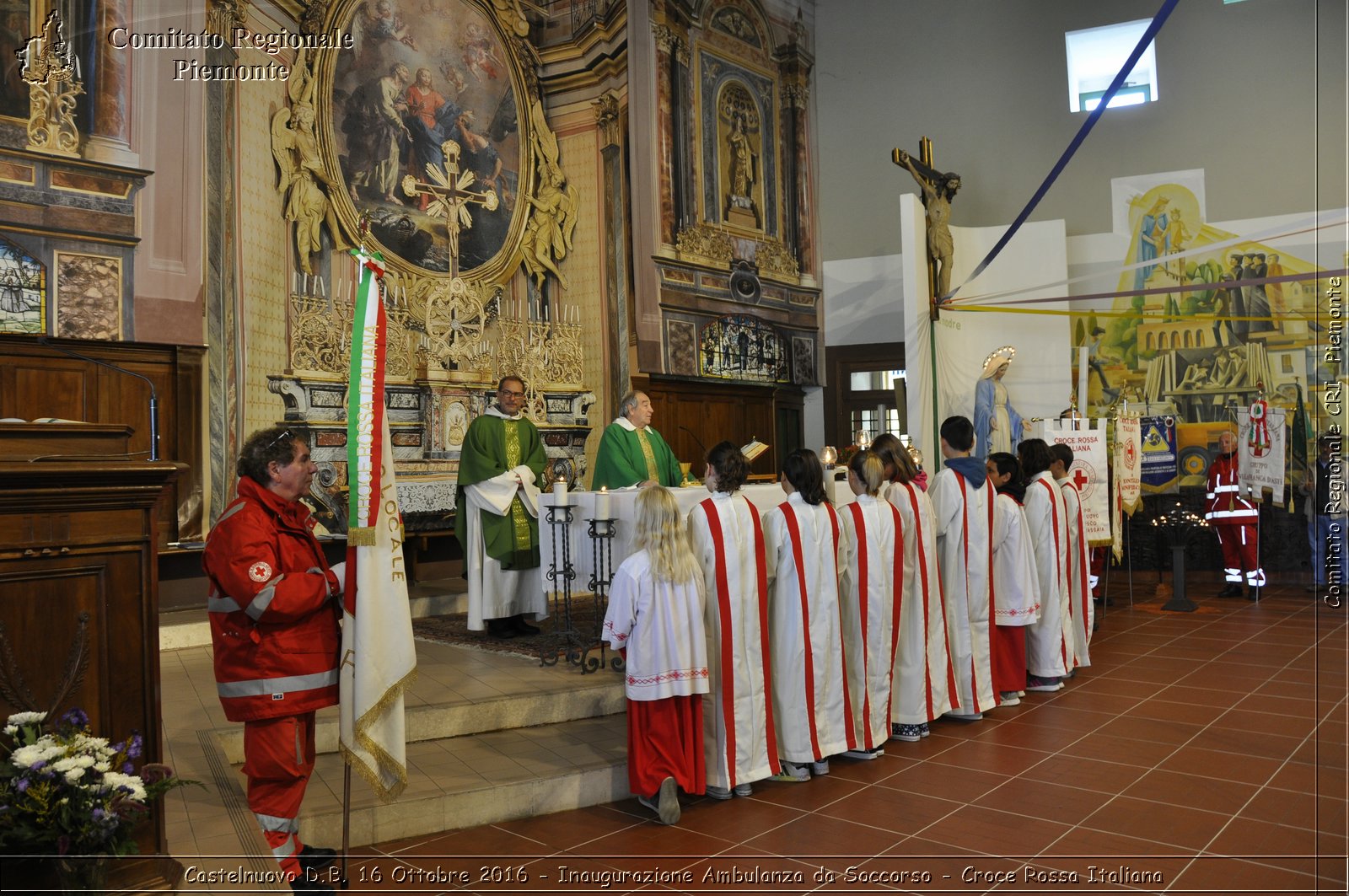 Castelnuovo D.B. 16 Ottobre 2016 - Inaugurazione Ambulanza da Soccorso - Croce Rossa Italiana- Comitato Regionale del Piemonte