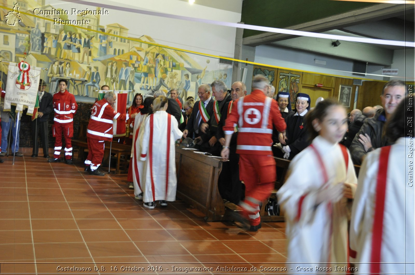 Castelnuovo D.B. 16 Ottobre 2016 - Inaugurazione Ambulanza da Soccorso - Croce Rossa Italiana- Comitato Regionale del Piemonte