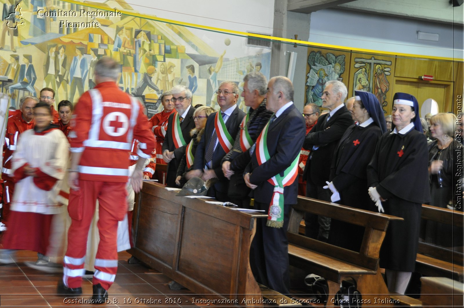 Castelnuovo D.B. 16 Ottobre 2016 - Inaugurazione Ambulanza da Soccorso - Croce Rossa Italiana- Comitato Regionale del Piemonte