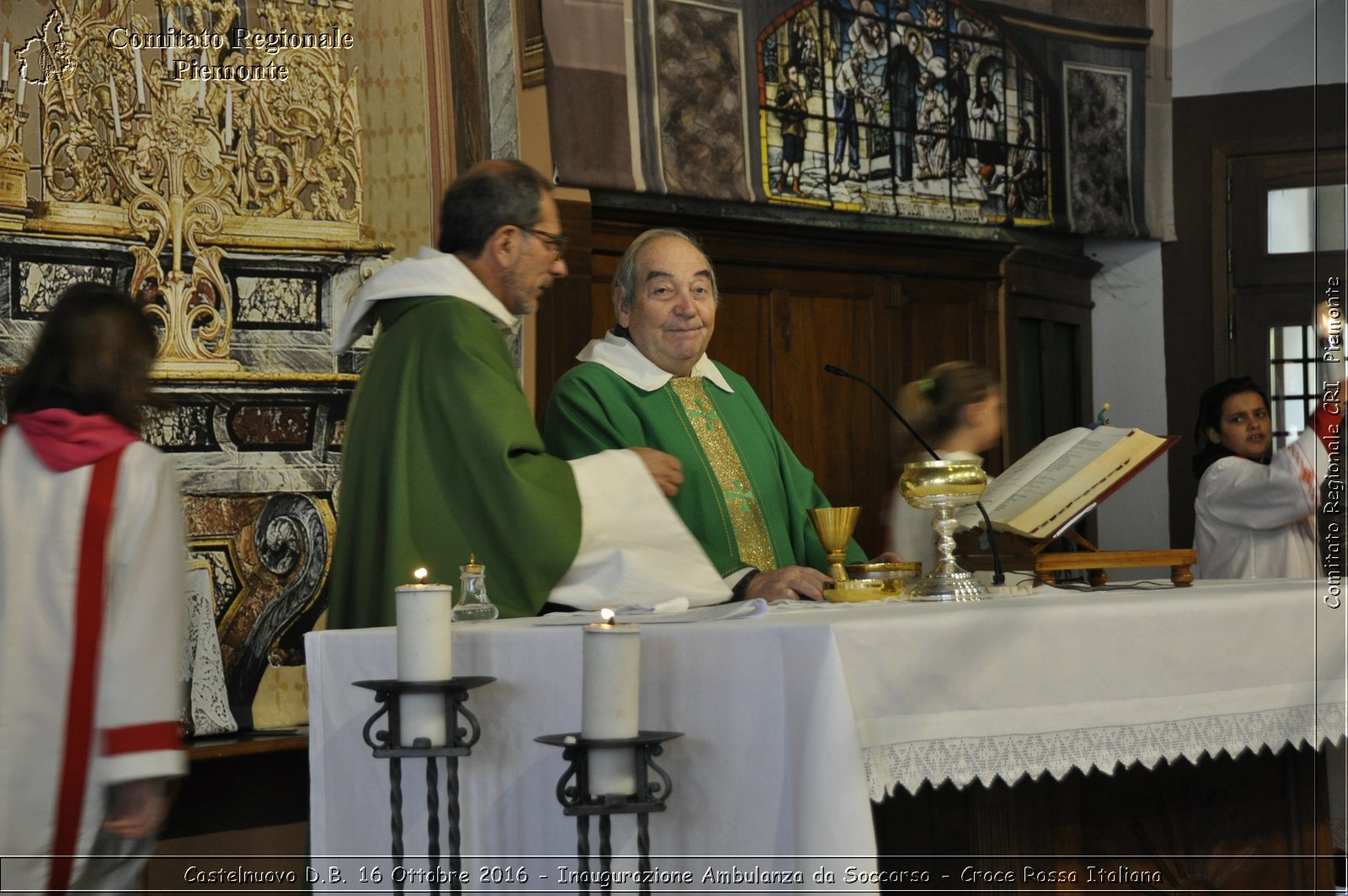 Castelnuovo D.B. 16 Ottobre 2016 - Inaugurazione Ambulanza da Soccorso - Croce Rossa Italiana- Comitato Regionale del Piemonte