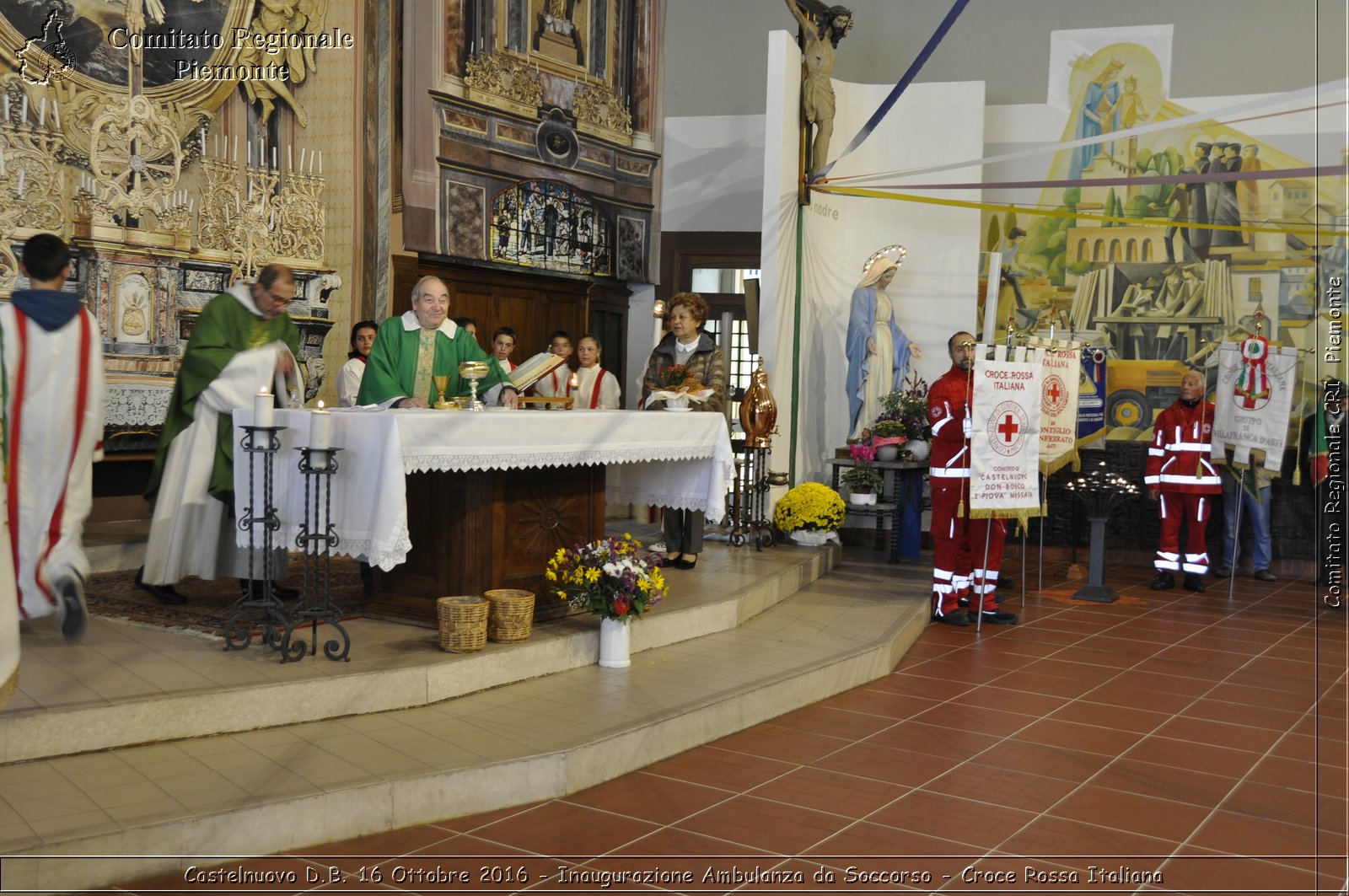 Castelnuovo D.B. 16 Ottobre 2016 - Inaugurazione Ambulanza da Soccorso - Croce Rossa Italiana- Comitato Regionale del Piemonte