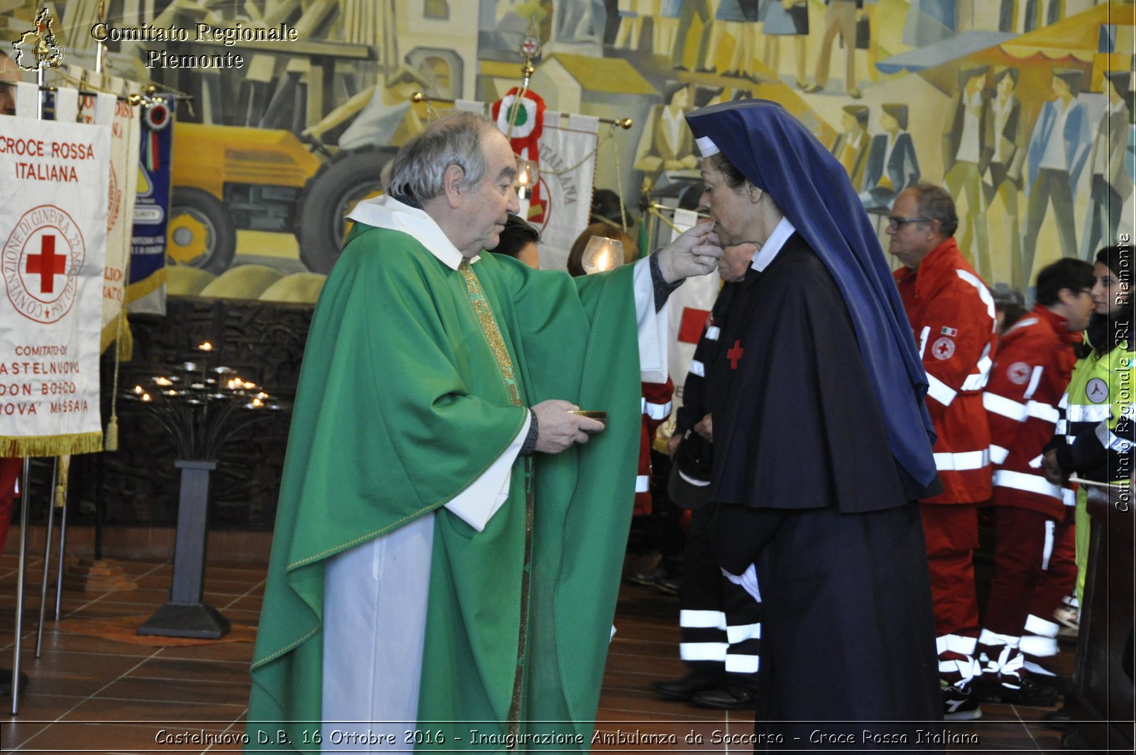 Castelnuovo D.B. 16 Ottobre 2016 - Inaugurazione Ambulanza da Soccorso - Croce Rossa Italiana- Comitato Regionale del Piemonte