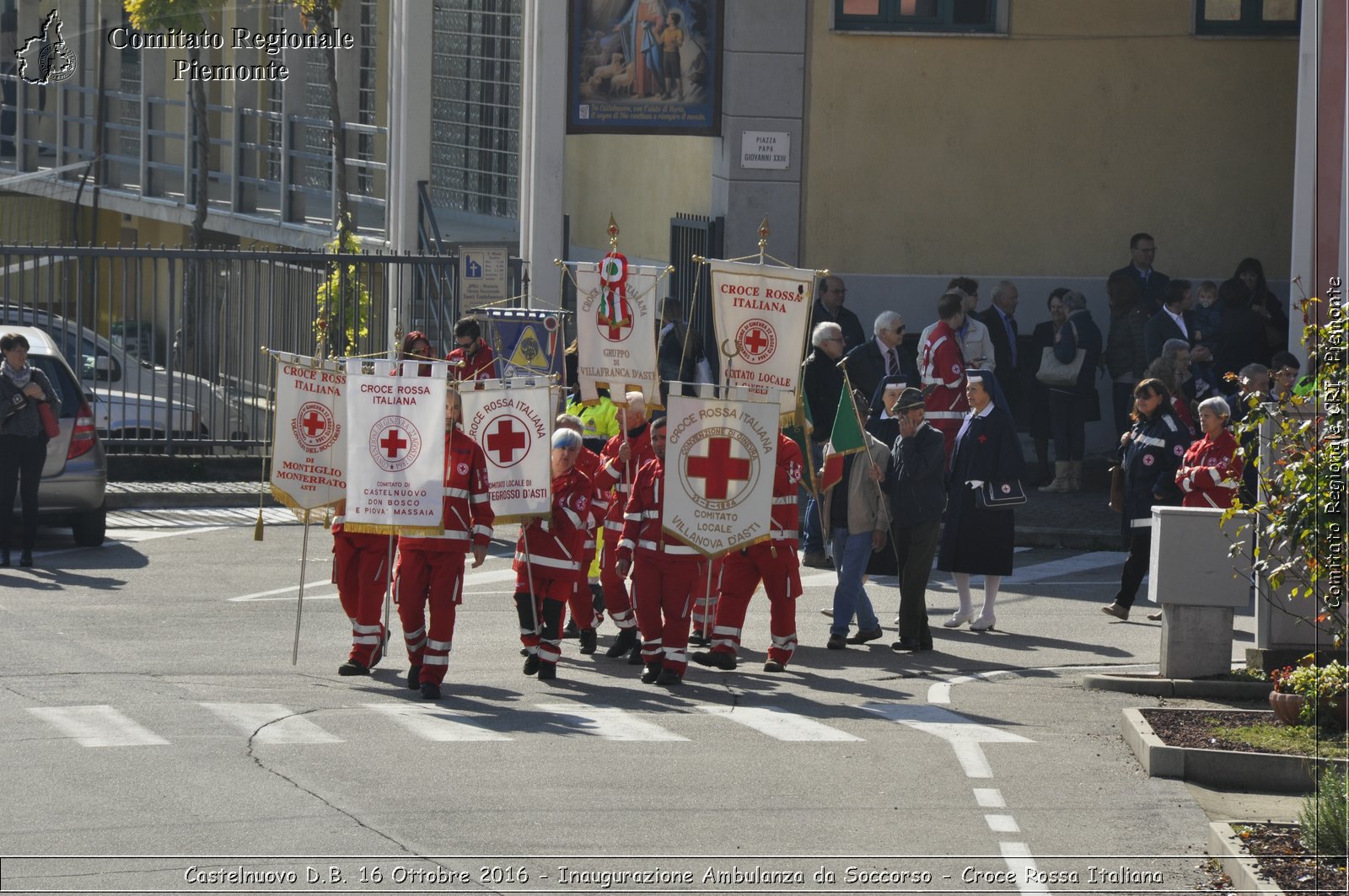 Castelnuovo D.B. 16 Ottobre 2016 - Inaugurazione Ambulanza da Soccorso - Croce Rossa Italiana- Comitato Regionale del Piemonte