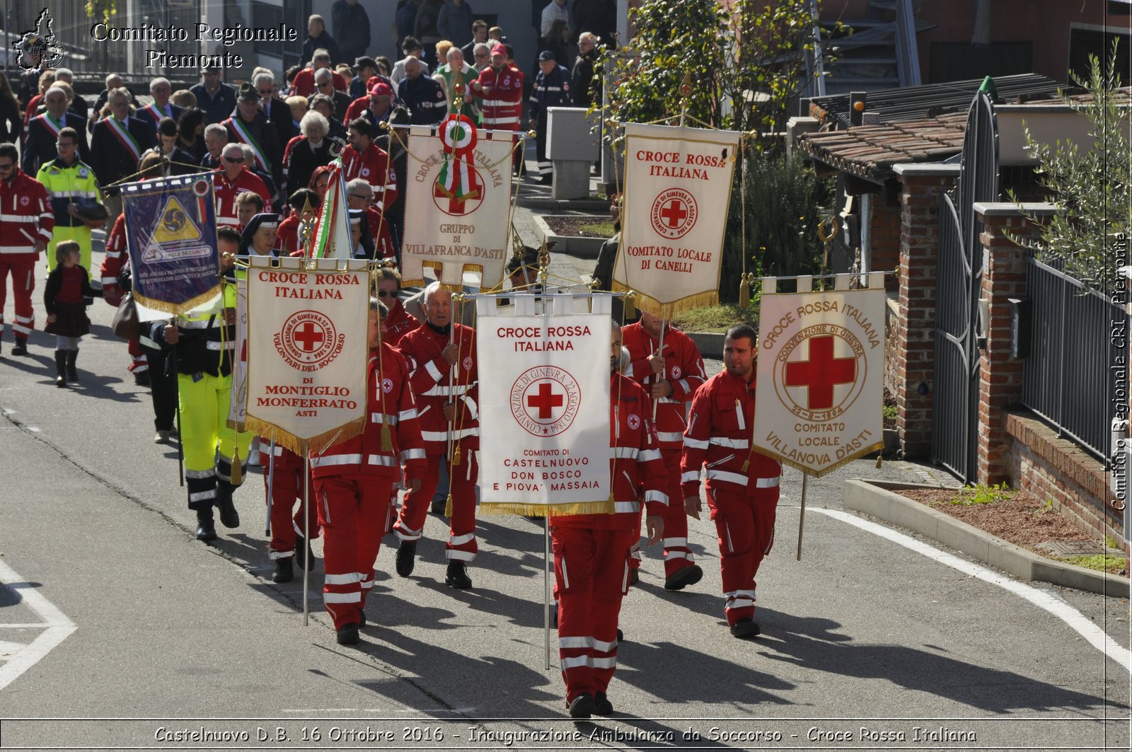 Castelnuovo D.B. 16 Ottobre 2016 - Inaugurazione Ambulanza da Soccorso - Croce Rossa Italiana- Comitato Regionale del Piemonte