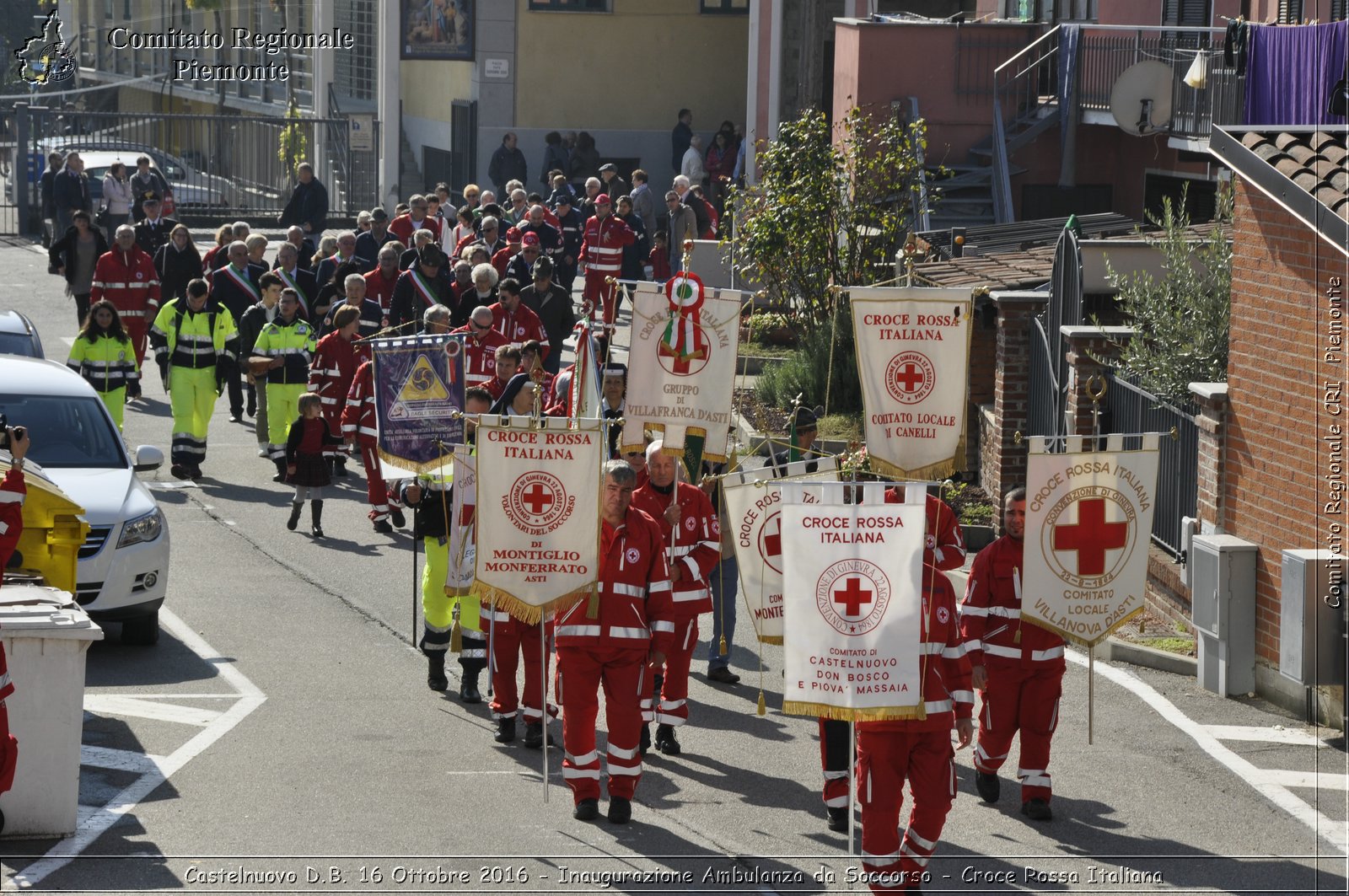 Castelnuovo D.B. 16 Ottobre 2016 - Inaugurazione Ambulanza da Soccorso - Croce Rossa Italiana- Comitato Regionale del Piemonte