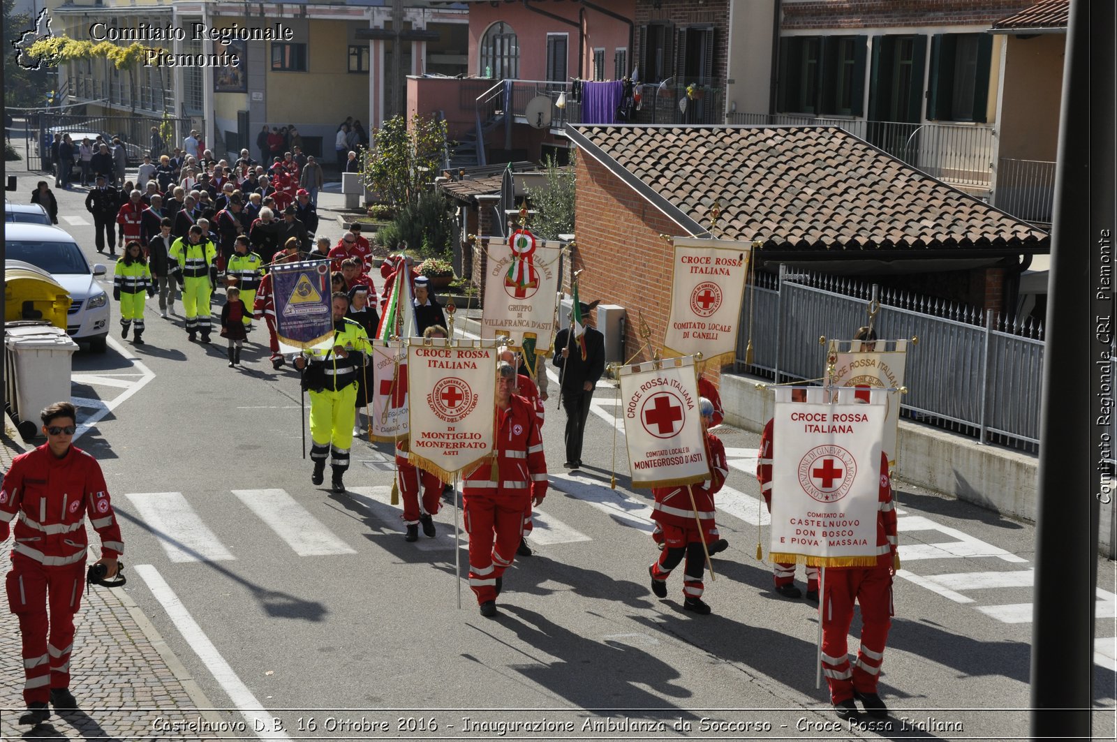 Castelnuovo D.B. 16 Ottobre 2016 - Inaugurazione Ambulanza da Soccorso - Croce Rossa Italiana- Comitato Regionale del Piemonte