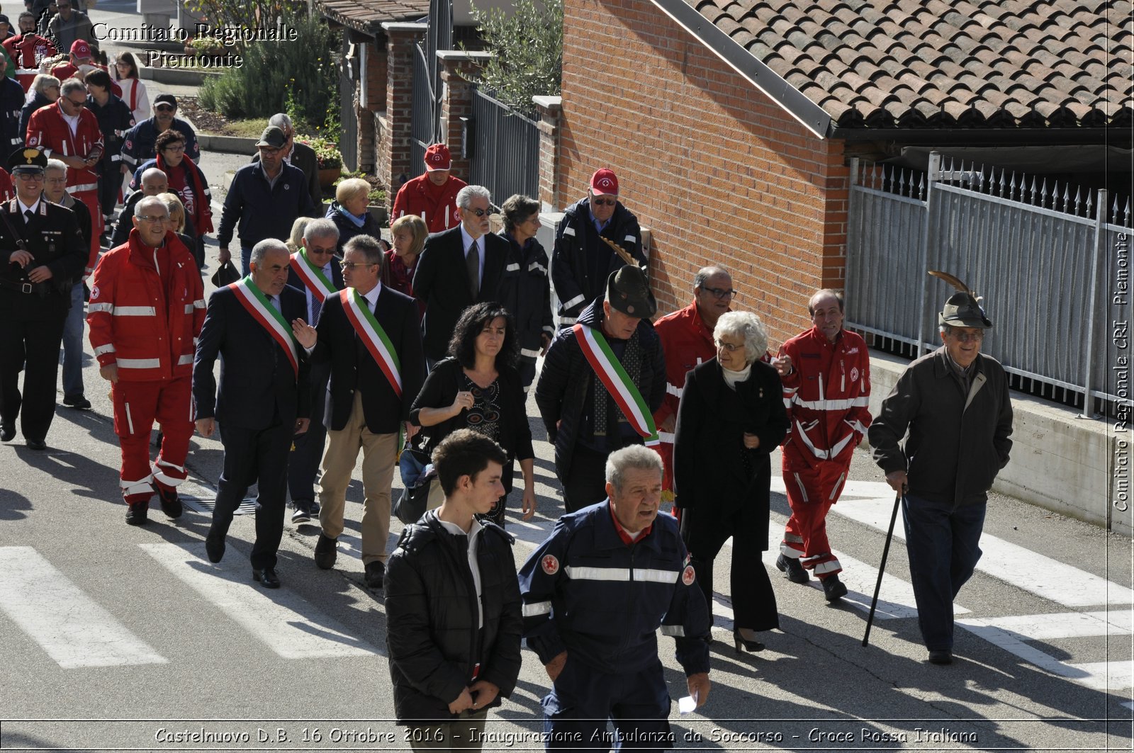 Castelnuovo D.B. 16 Ottobre 2016 - Inaugurazione Ambulanza da Soccorso - Croce Rossa Italiana- Comitato Regionale del Piemonte