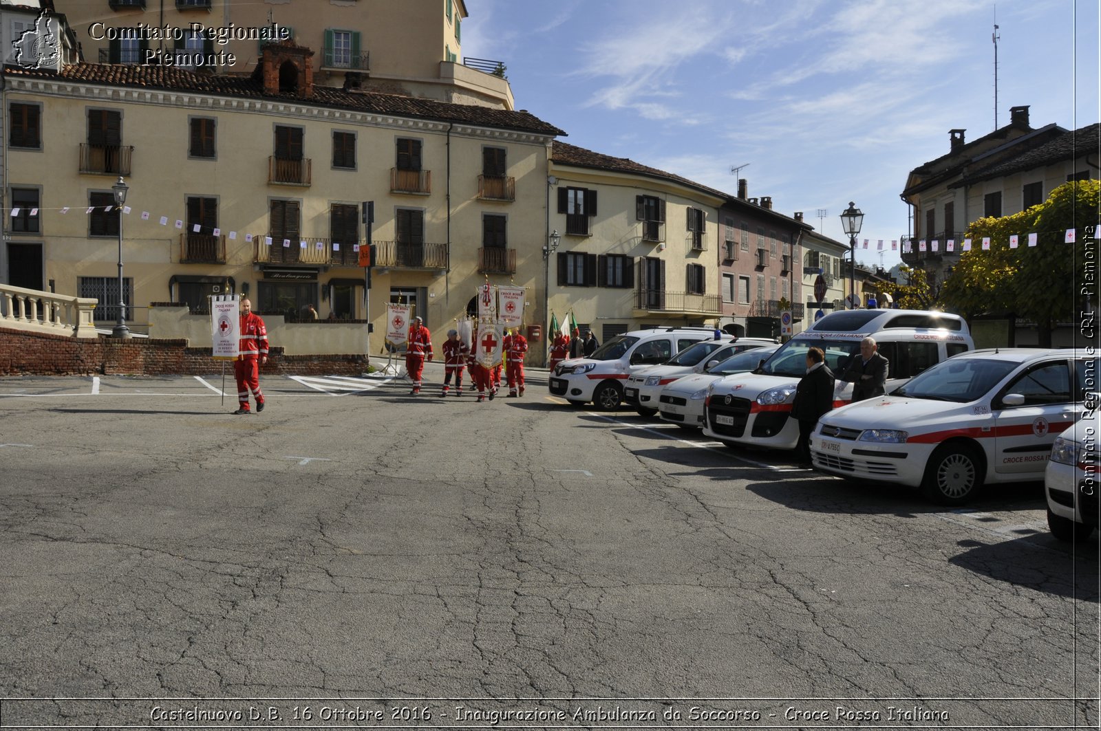 Castelnuovo D.B. 16 Ottobre 2016 - Inaugurazione Ambulanza da Soccorso - Croce Rossa Italiana- Comitato Regionale del Piemonte