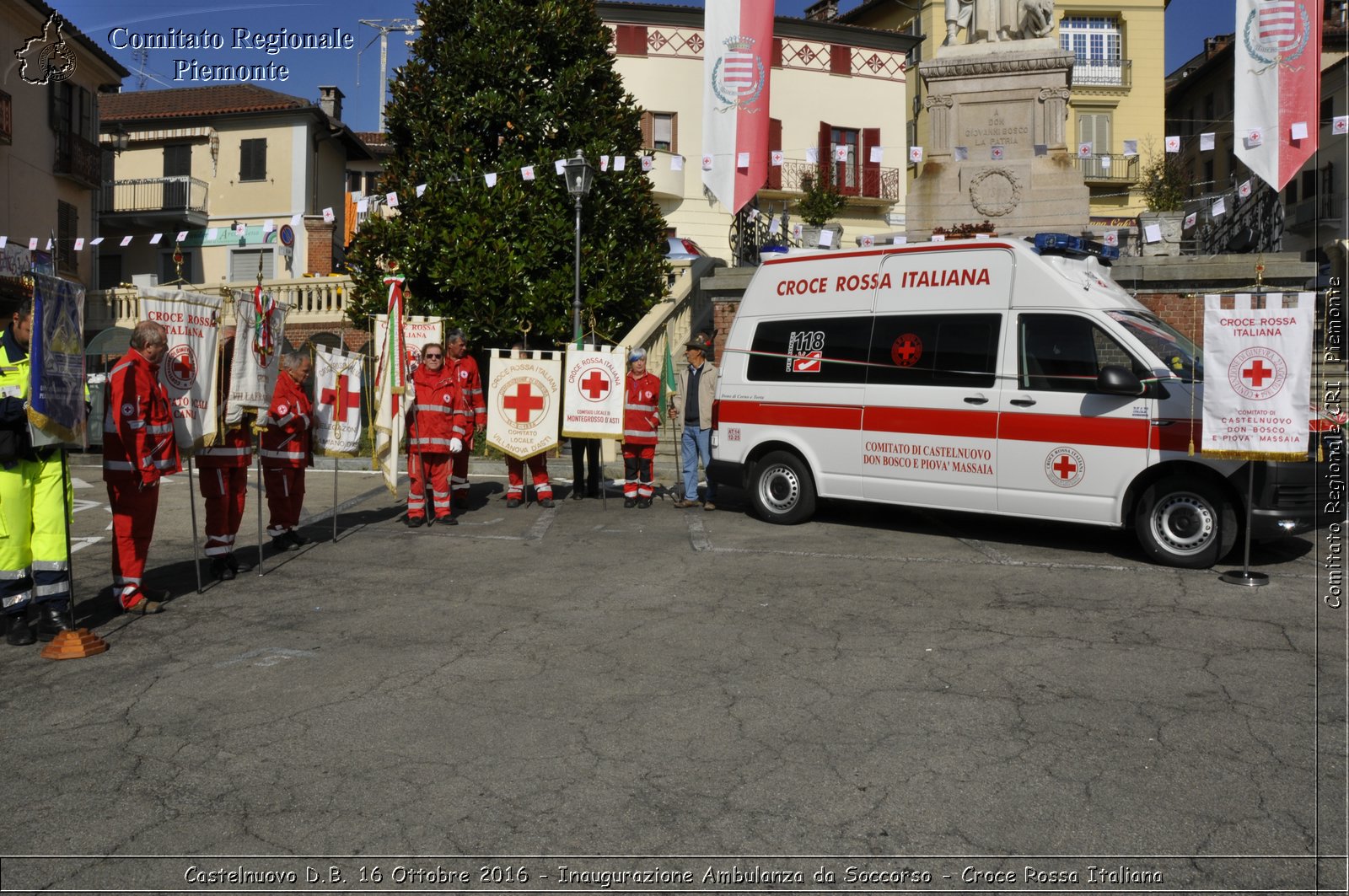 Castelnuovo D.B. 16 Ottobre 2016 - Inaugurazione Ambulanza da Soccorso - Croce Rossa Italiana- Comitato Regionale del Piemonte