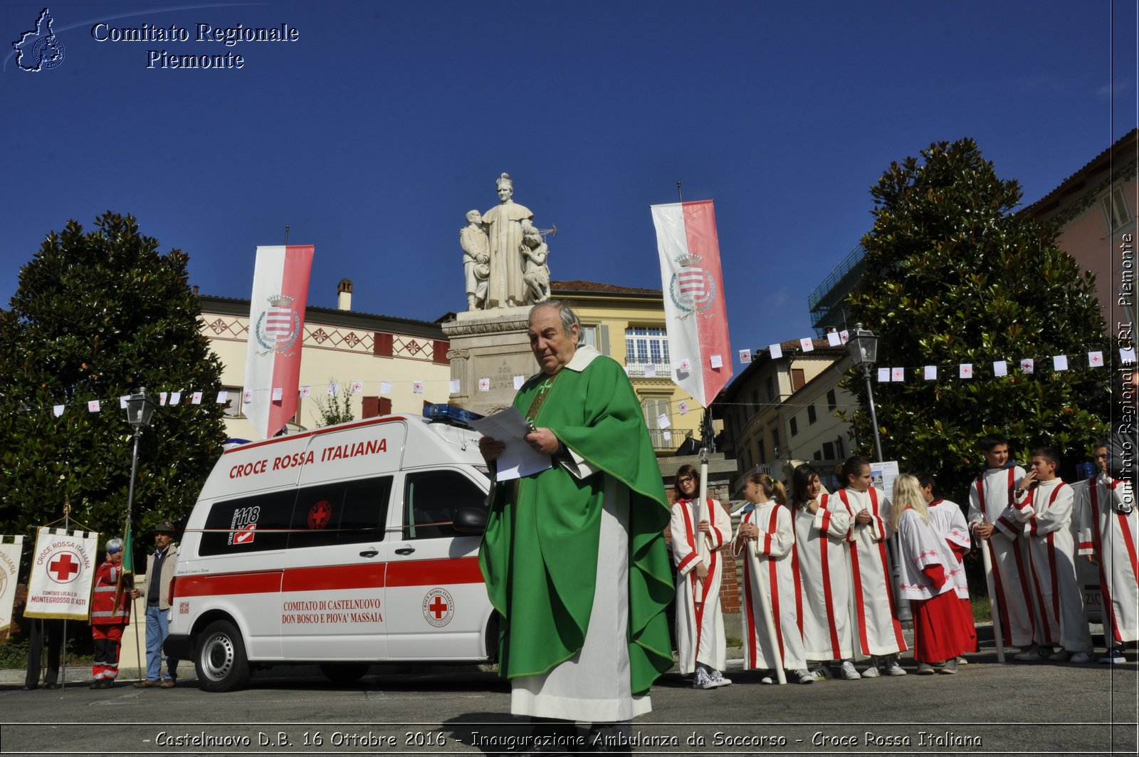 Castelnuovo D.B. 16 Ottobre 2016 - Inaugurazione Ambulanza da Soccorso - Croce Rossa Italiana- Comitato Regionale del Piemonte