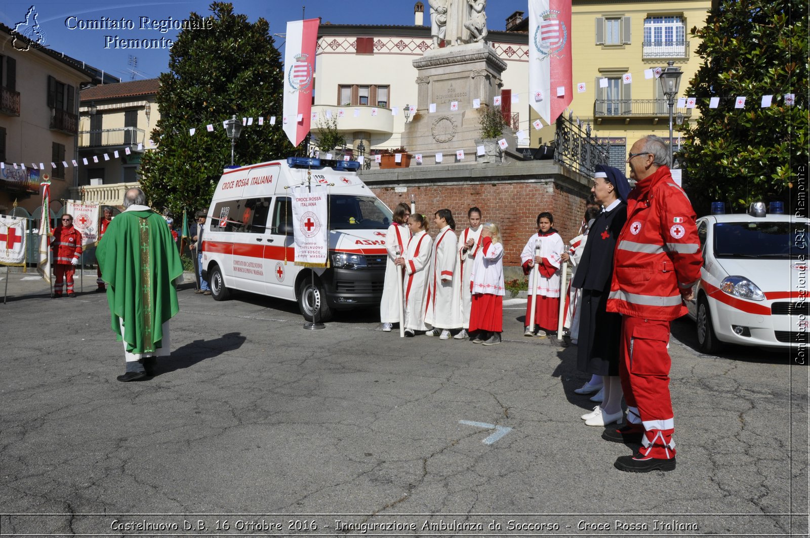 Castelnuovo D.B. 16 Ottobre 2016 - Inaugurazione Ambulanza da Soccorso - Croce Rossa Italiana- Comitato Regionale del Piemonte