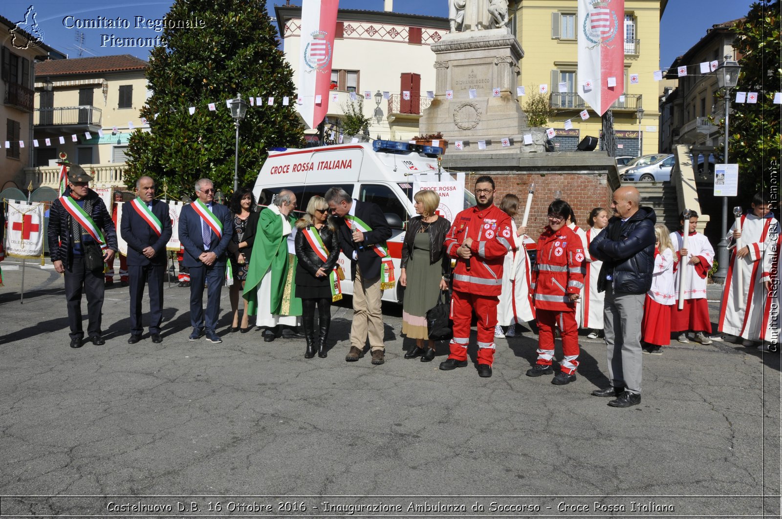 Castelnuovo D.B. 16 Ottobre 2016 - Inaugurazione Ambulanza da Soccorso - Croce Rossa Italiana- Comitato Regionale del Piemonte