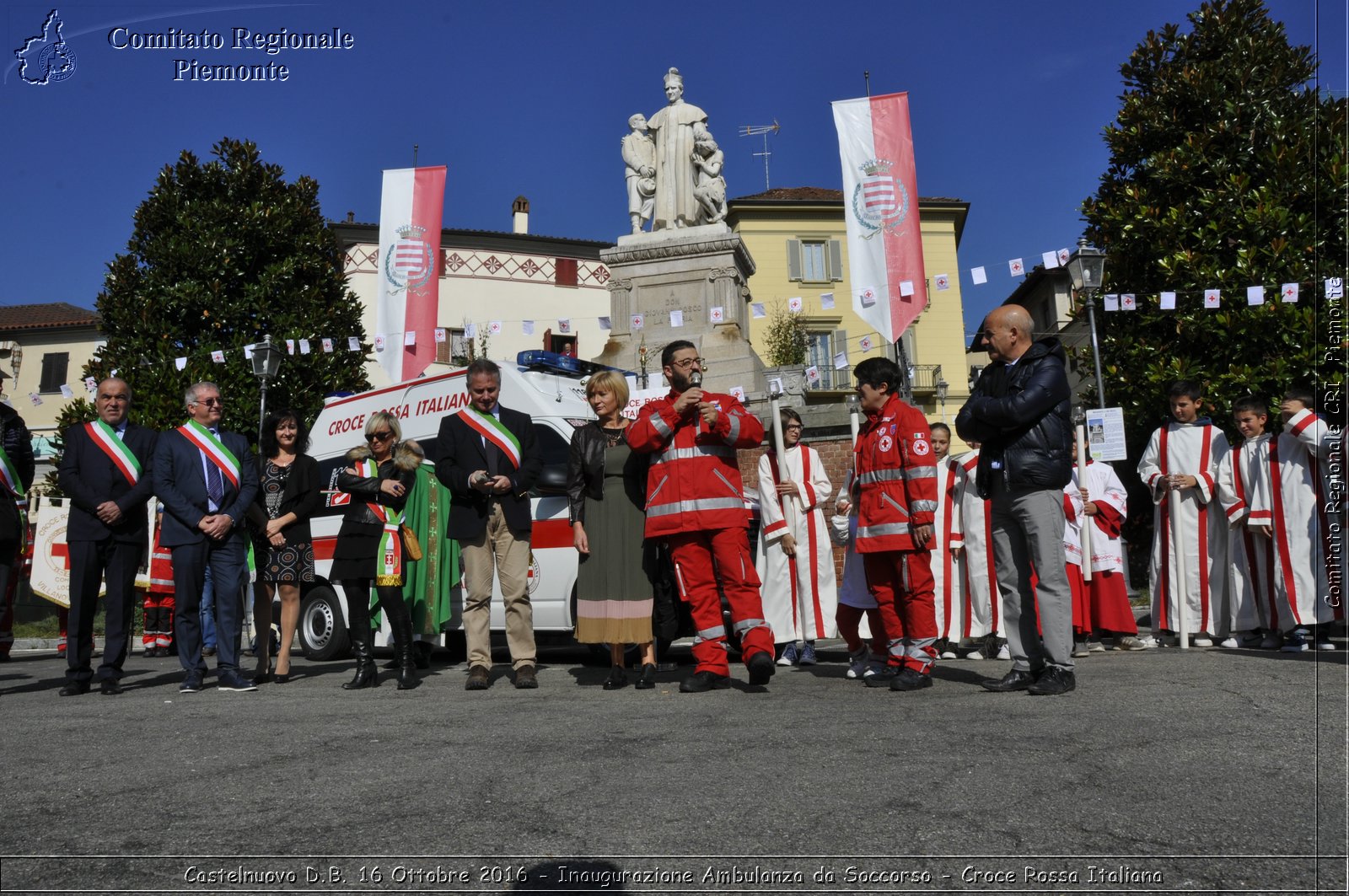 Castelnuovo D.B. 16 Ottobre 2016 - Inaugurazione Ambulanza da Soccorso - Croce Rossa Italiana- Comitato Regionale del Piemonte