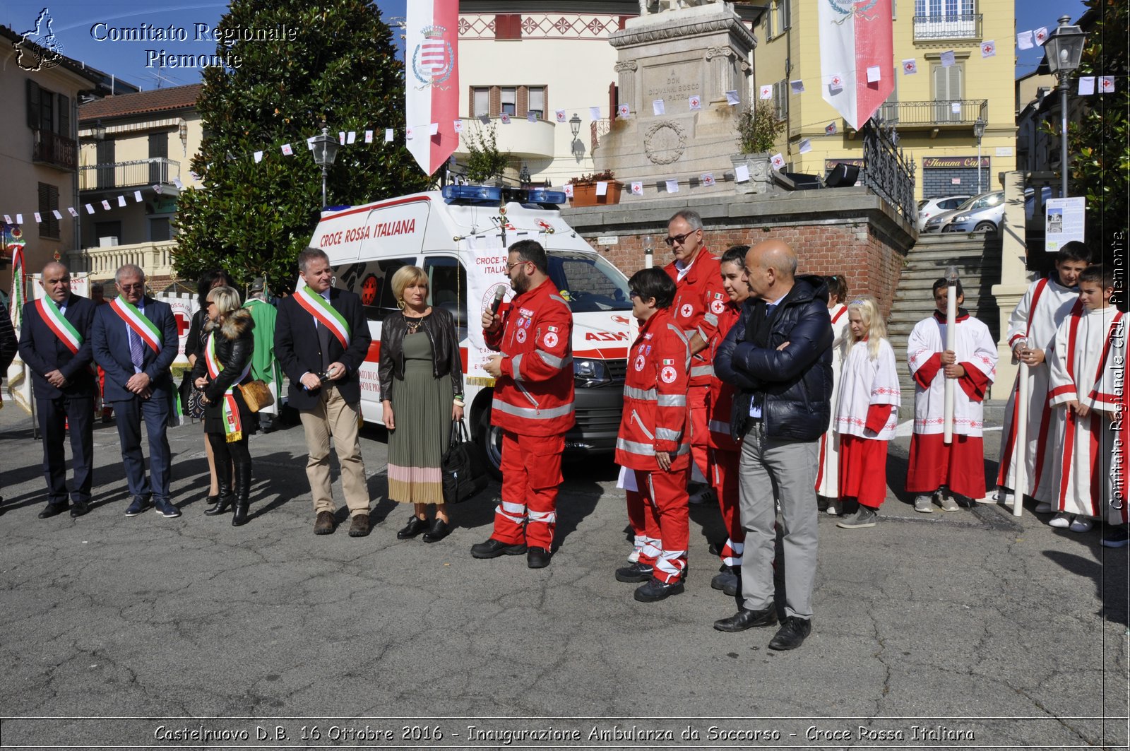 Castelnuovo D.B. 16 Ottobre 2016 - Inaugurazione Ambulanza da Soccorso - Croce Rossa Italiana- Comitato Regionale del Piemonte