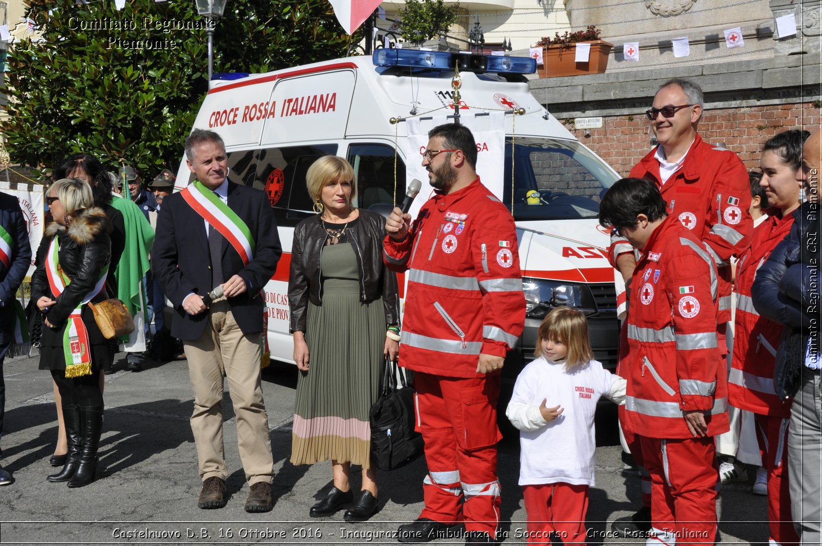 Castelnuovo D.B. 16 Ottobre 2016 - Inaugurazione Ambulanza da Soccorso - Croce Rossa Italiana- Comitato Regionale del Piemonte