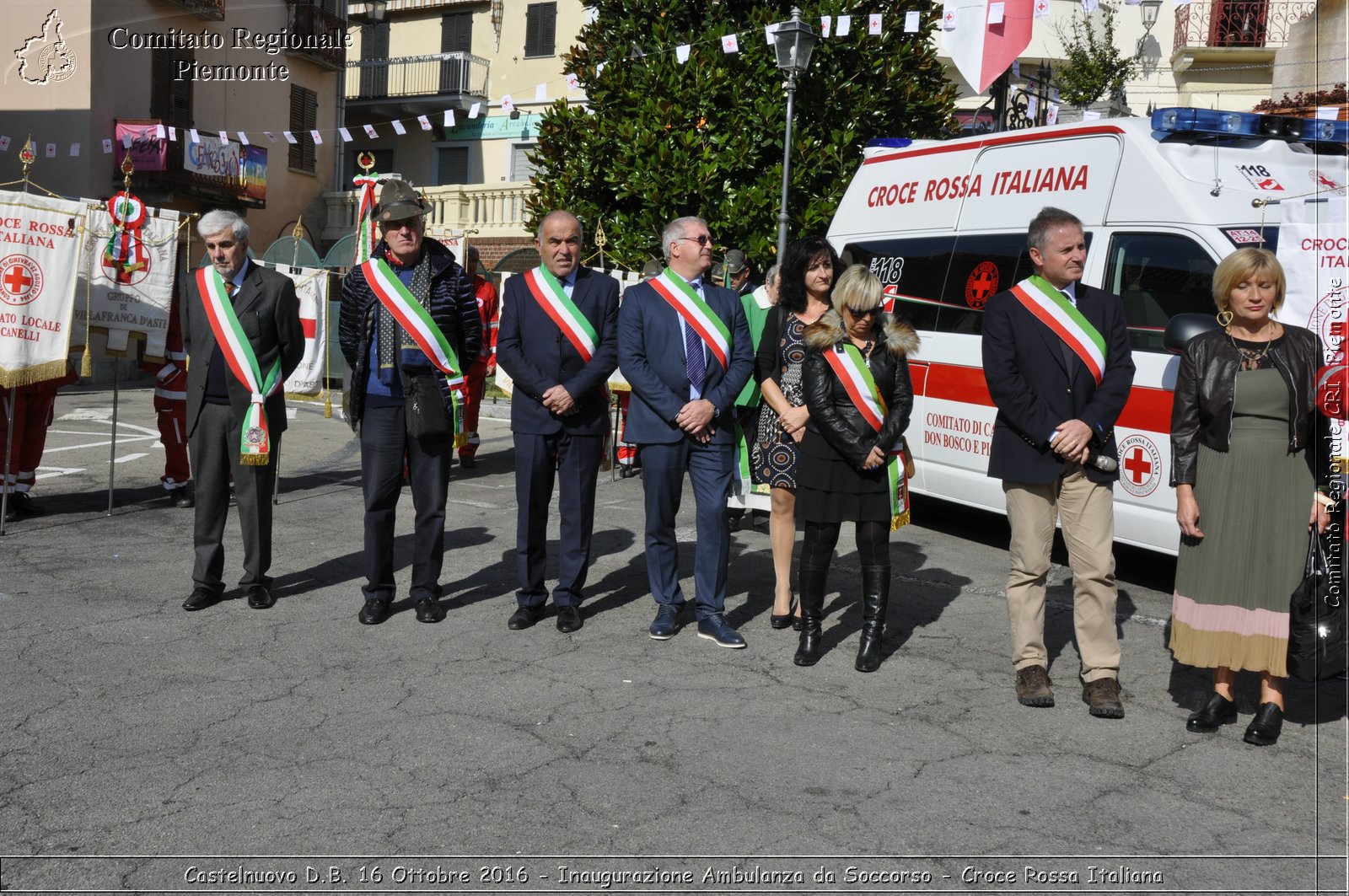 Castelnuovo D.B. 16 Ottobre 2016 - Inaugurazione Ambulanza da Soccorso - Croce Rossa Italiana- Comitato Regionale del Piemonte