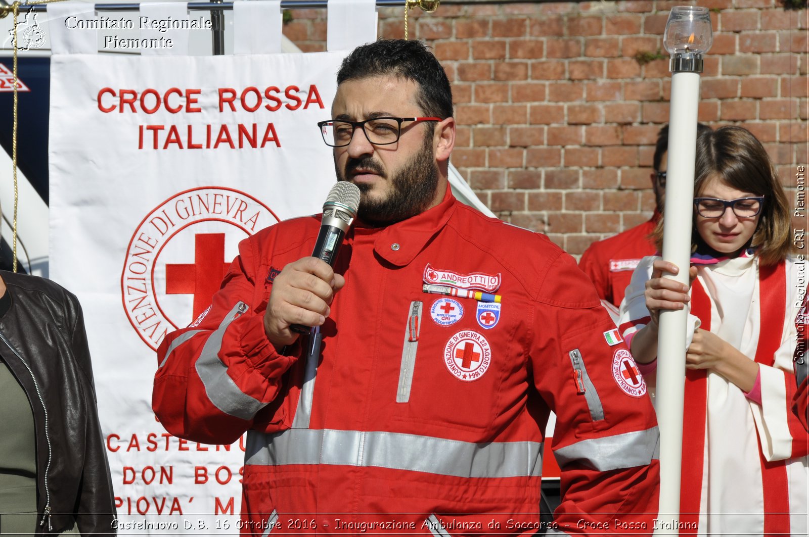 Castelnuovo D.B. 16 Ottobre 2016 - Inaugurazione Ambulanza da Soccorso - Croce Rossa Italiana- Comitato Regionale del Piemonte