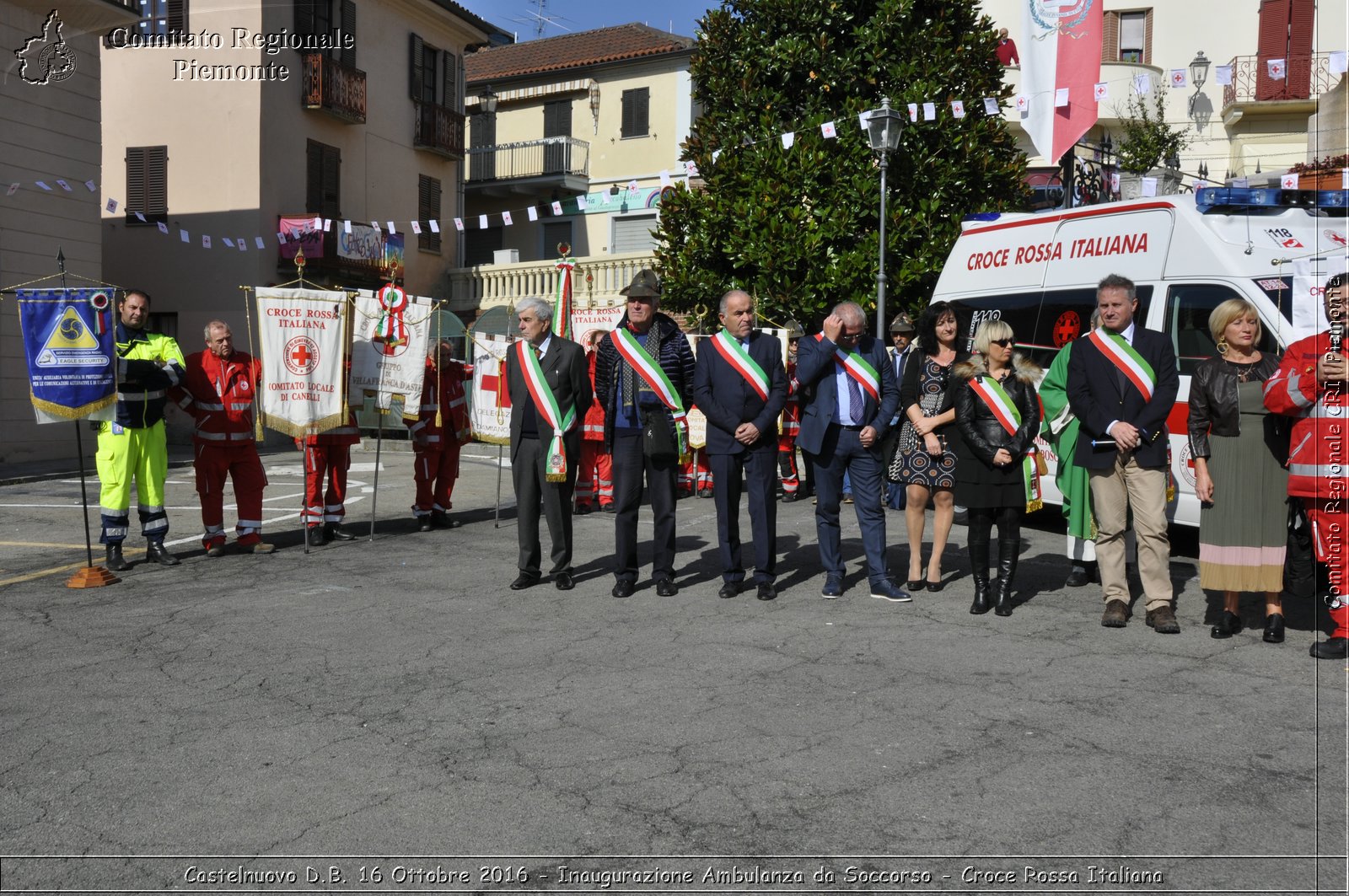 Castelnuovo D.B. 16 Ottobre 2016 - Inaugurazione Ambulanza da Soccorso - Croce Rossa Italiana- Comitato Regionale del Piemonte