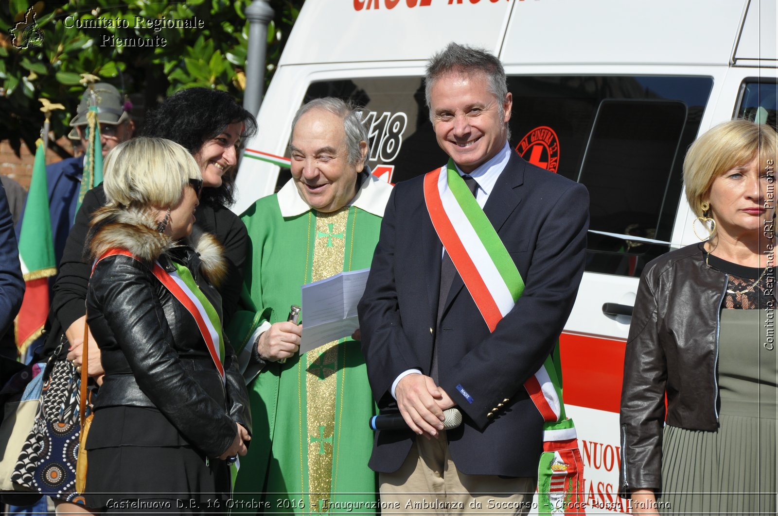 Castelnuovo D.B. 16 Ottobre 2016 - Inaugurazione Ambulanza da Soccorso - Croce Rossa Italiana- Comitato Regionale del Piemonte