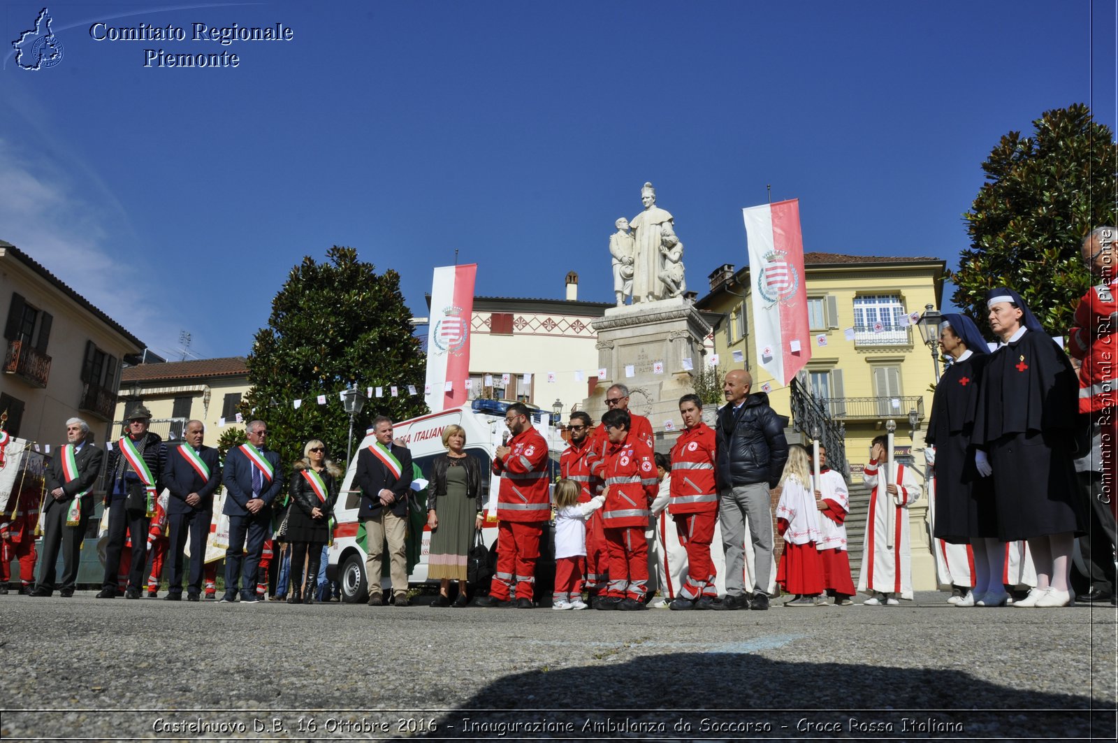 Castelnuovo D.B. 16 Ottobre 2016 - Inaugurazione Ambulanza da Soccorso - Croce Rossa Italiana- Comitato Regionale del Piemonte