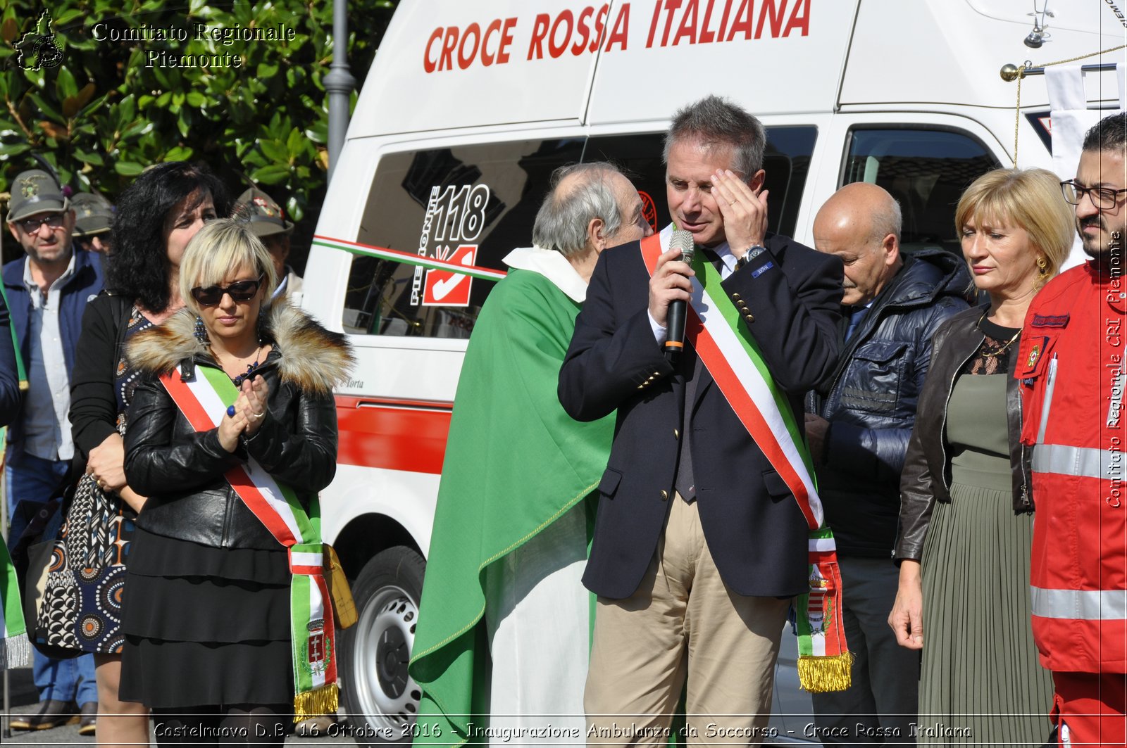 Castelnuovo D.B. 16 Ottobre 2016 - Inaugurazione Ambulanza da Soccorso - Croce Rossa Italiana- Comitato Regionale del Piemonte