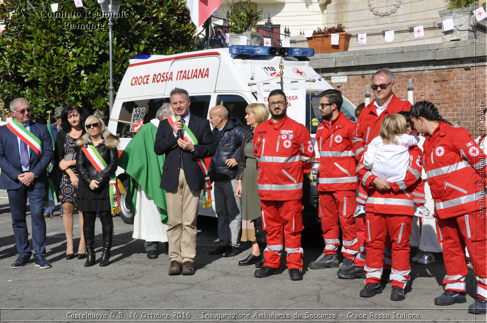 Castelnuovo D.B. 16 Ottobre 2016 - Inaugurazione Ambulanza da Soccorso - Croce Rossa Italiana- Comitato Regionale del Piemonte