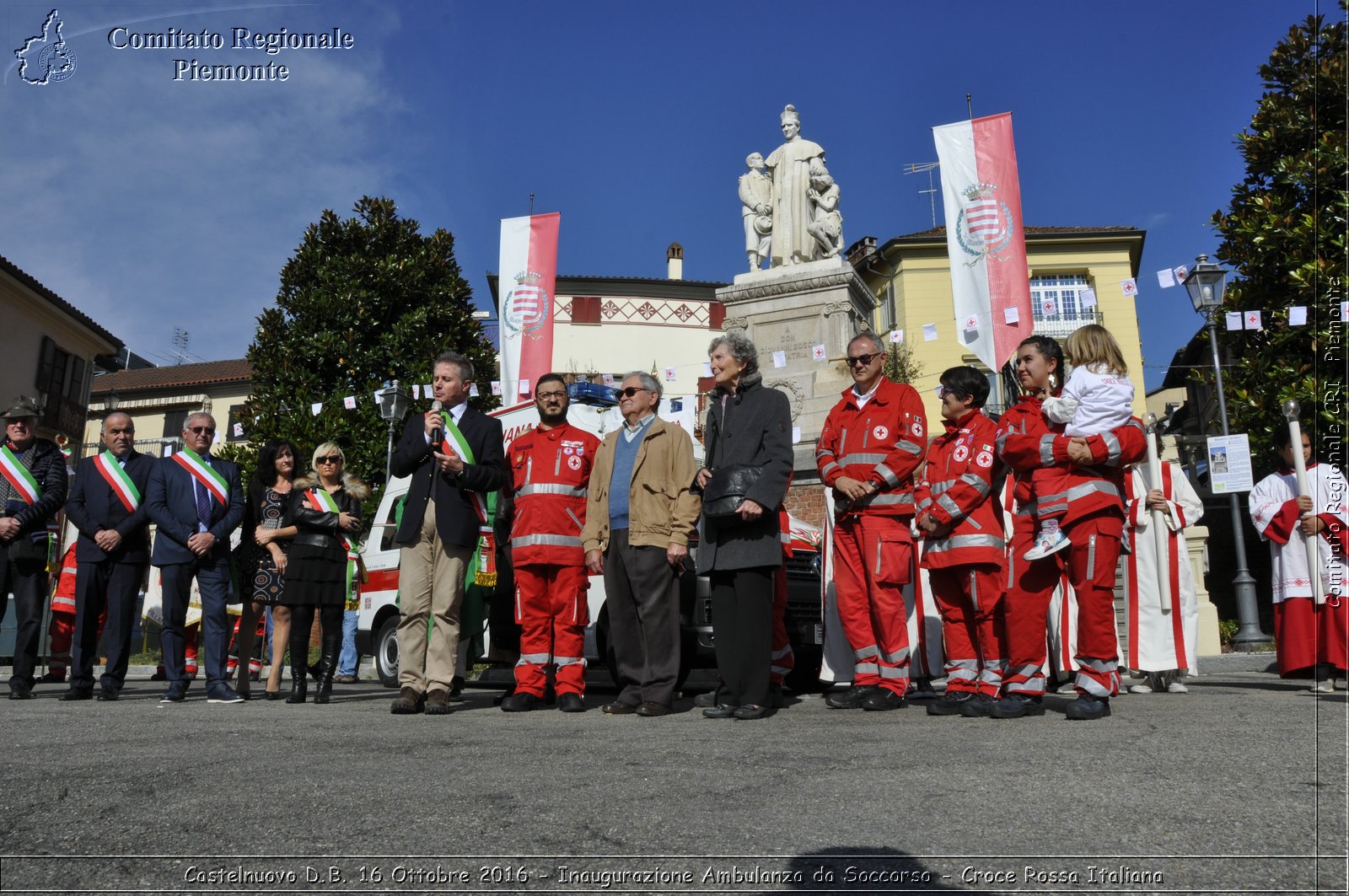 Castelnuovo D.B. 16 Ottobre 2016 - Inaugurazione Ambulanza da Soccorso - Croce Rossa Italiana- Comitato Regionale del Piemonte