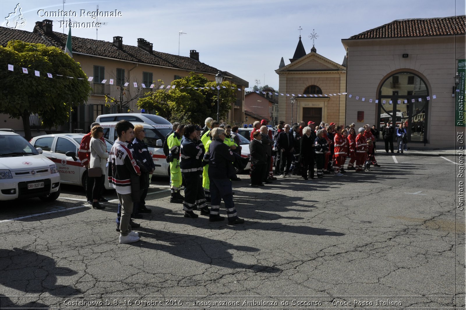 Castelnuovo D.B. 16 Ottobre 2016 - Inaugurazione Ambulanza da Soccorso - Croce Rossa Italiana- Comitato Regionale del Piemonte