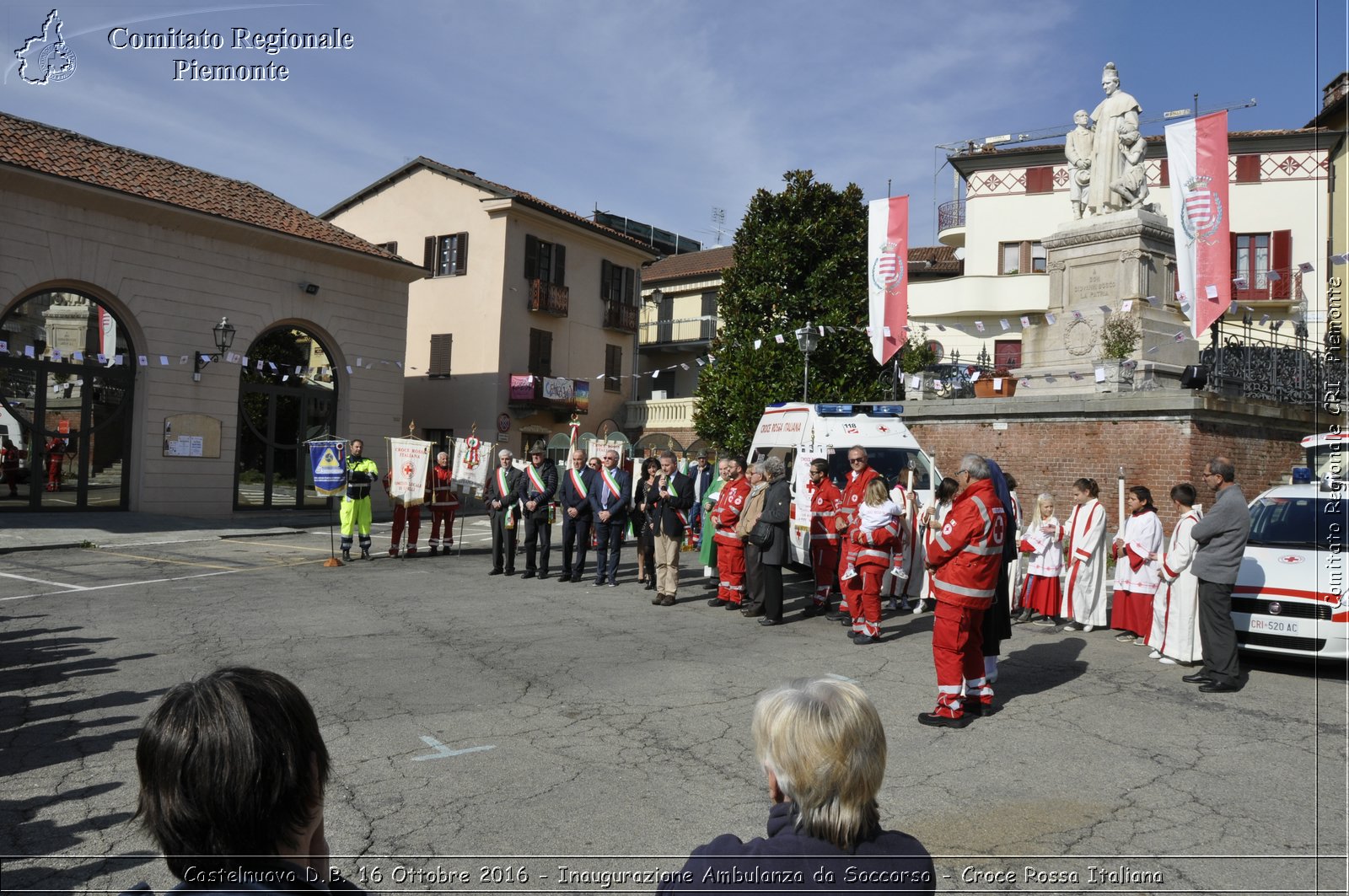 Castelnuovo D.B. 16 Ottobre 2016 - Inaugurazione Ambulanza da Soccorso - Croce Rossa Italiana- Comitato Regionale del Piemonte