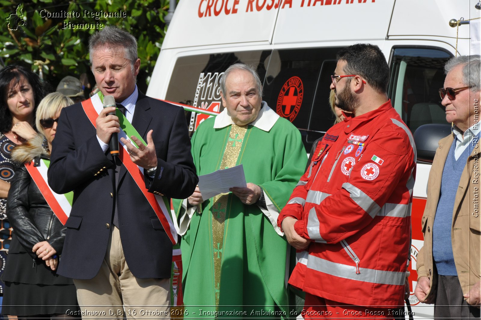 Castelnuovo D.B. 16 Ottobre 2016 - Inaugurazione Ambulanza da Soccorso - Croce Rossa Italiana- Comitato Regionale del Piemonte