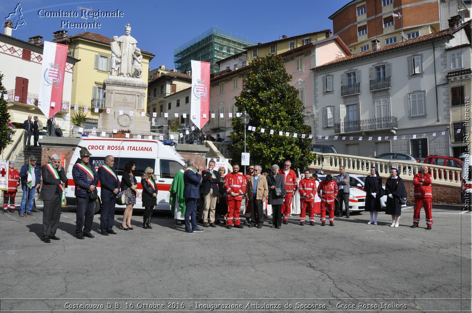 Castelnuovo D.B. 16 Ottobre 2016 - Inaugurazione Ambulanza da Soccorso - Croce Rossa Italiana- Comitato Regionale del Piemonte