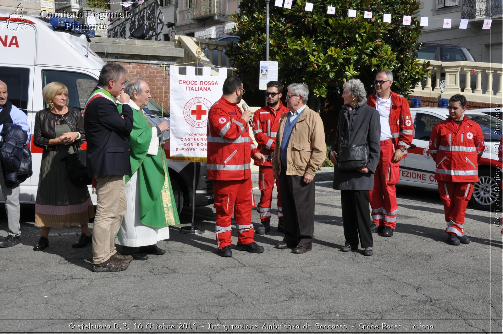 Castelnuovo D.B. 16 Ottobre 2016 - Inaugurazione Ambulanza da Soccorso - Croce Rossa Italiana- Comitato Regionale del Piemonte