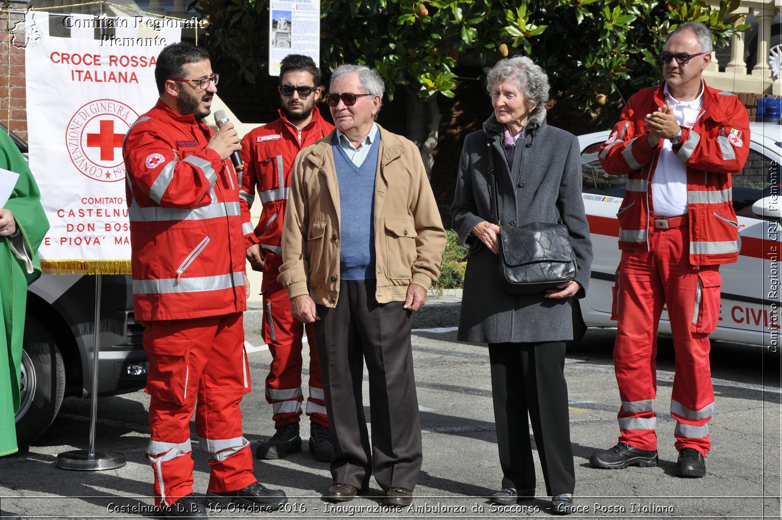 Castelnuovo D.B. 16 Ottobre 2016 - Inaugurazione Ambulanza da Soccorso - Croce Rossa Italiana- Comitato Regionale del Piemonte