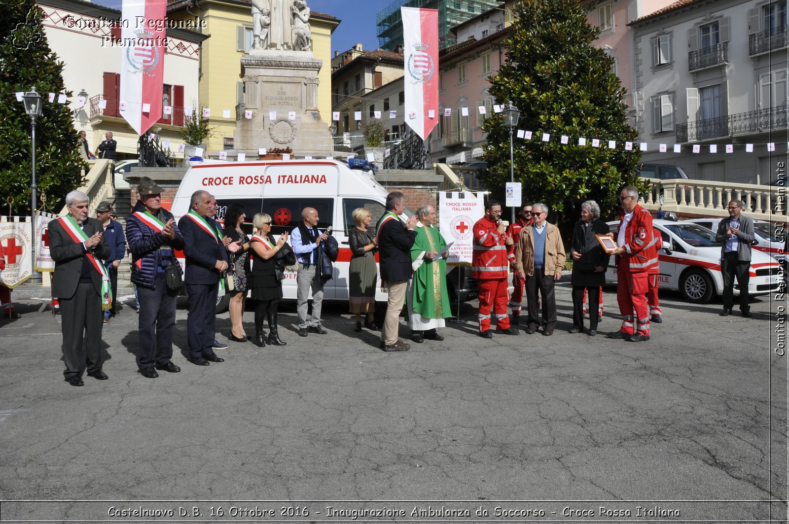 Castelnuovo D.B. 16 Ottobre 2016 - Inaugurazione Ambulanza da Soccorso - Croce Rossa Italiana- Comitato Regionale del Piemonte