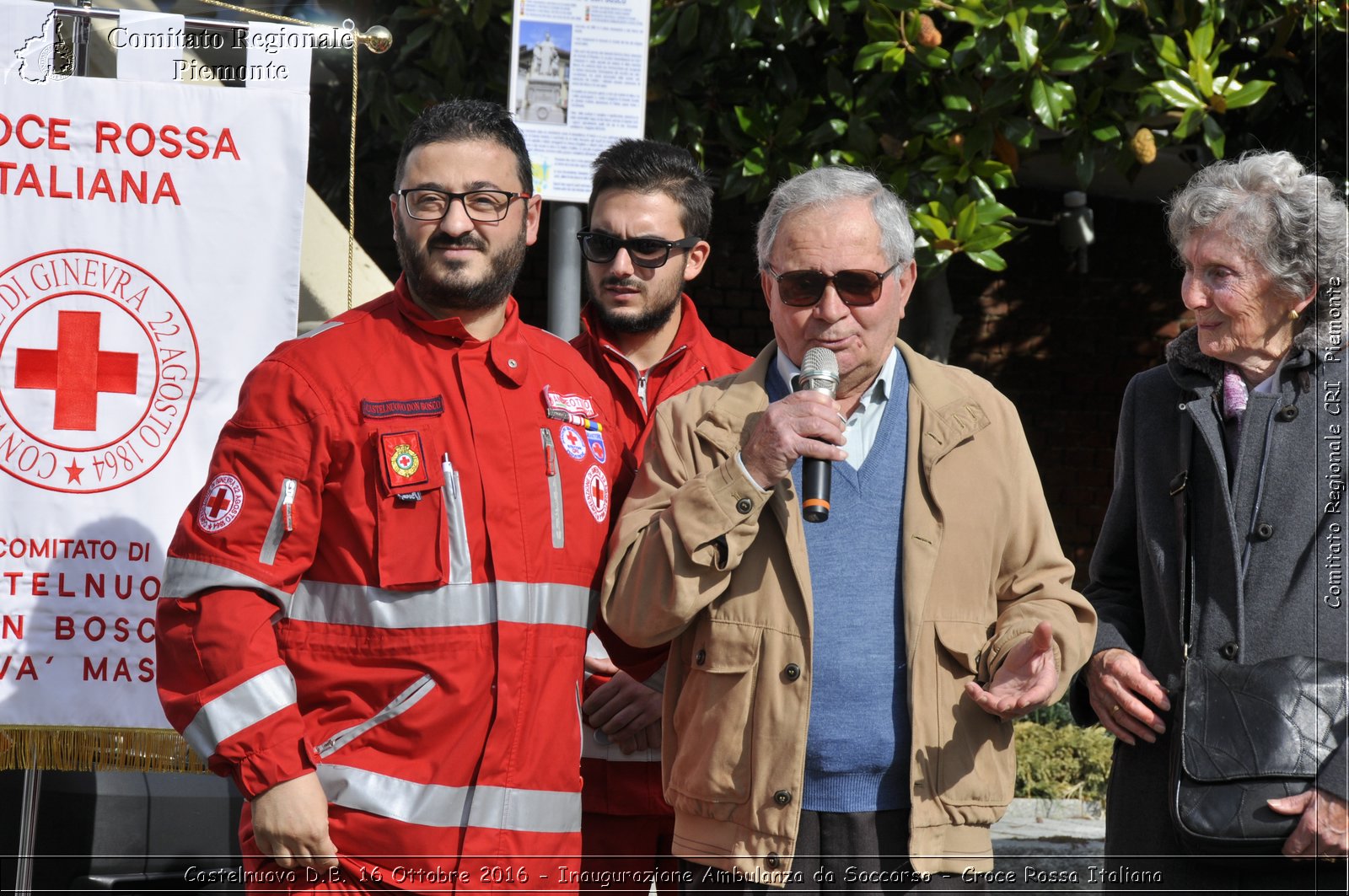 Castelnuovo D.B. 16 Ottobre 2016 - Inaugurazione Ambulanza da Soccorso - Croce Rossa Italiana- Comitato Regionale del Piemonte