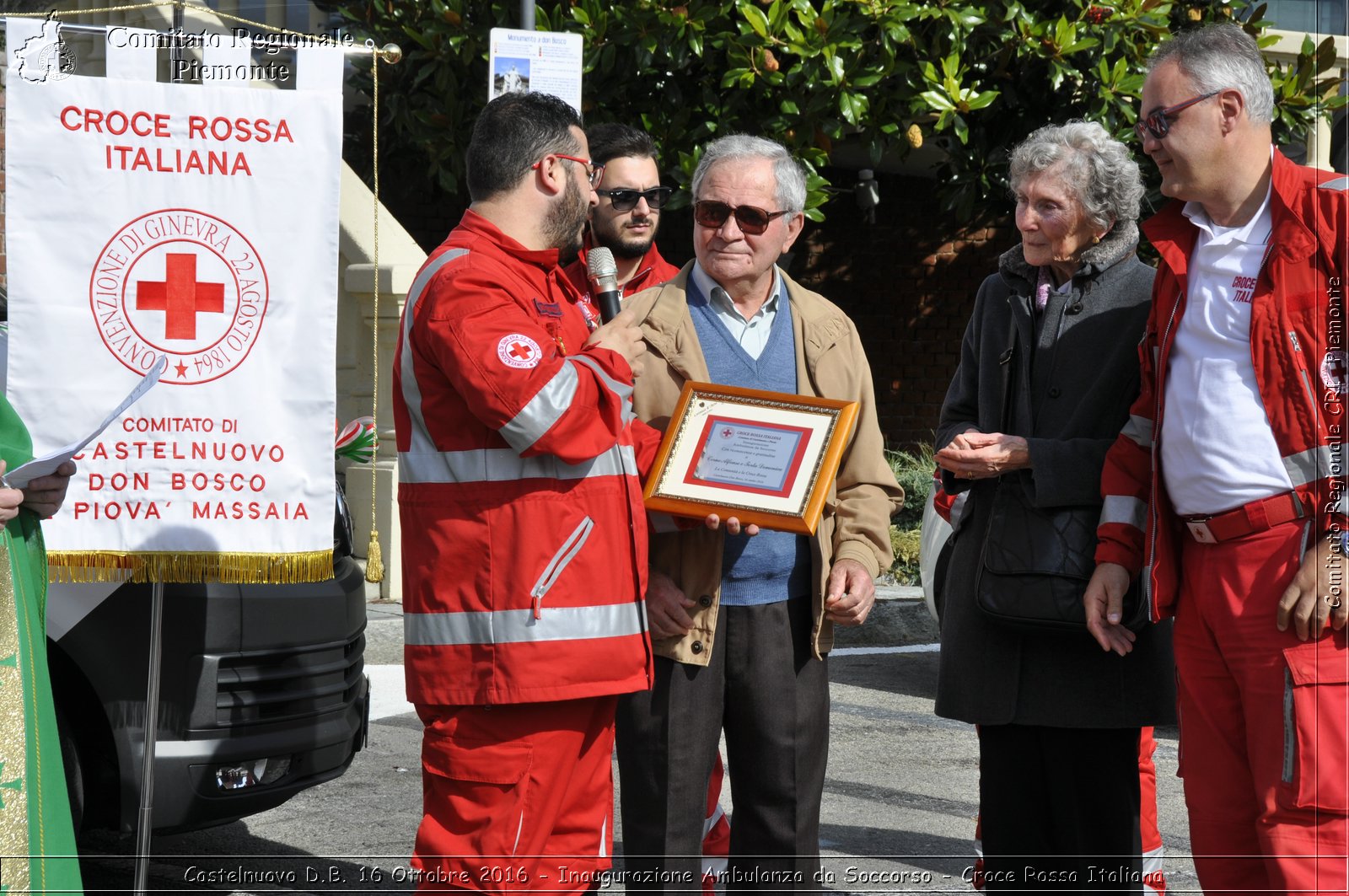 Castelnuovo D.B. 16 Ottobre 2016 - Inaugurazione Ambulanza da Soccorso - Croce Rossa Italiana- Comitato Regionale del Piemonte