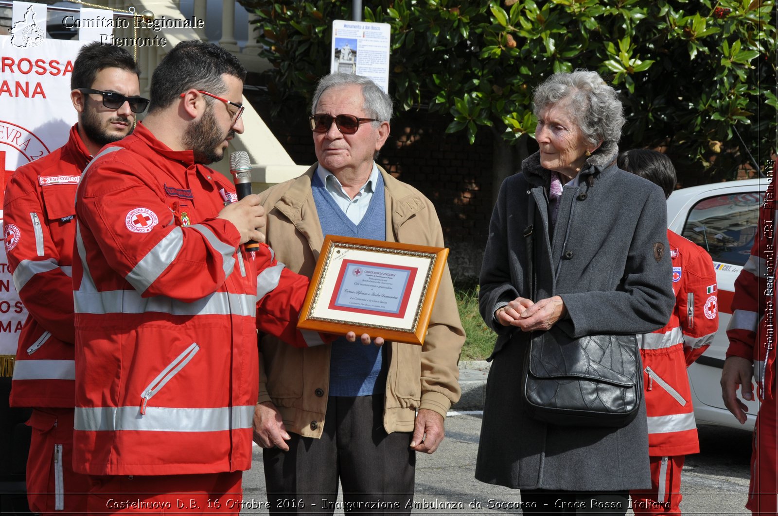 Castelnuovo D.B. 16 Ottobre 2016 - Inaugurazione Ambulanza da Soccorso - Croce Rossa Italiana- Comitato Regionale del Piemonte