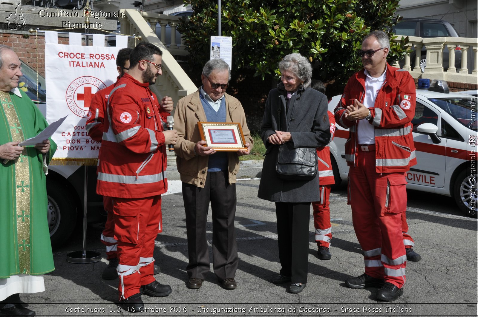 Castelnuovo D.B. 16 Ottobre 2016 - Inaugurazione Ambulanza da Soccorso - Croce Rossa Italiana- Comitato Regionale del Piemonte