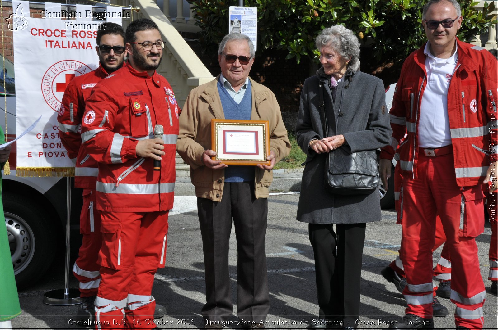 Castelnuovo D.B. 16 Ottobre 2016 - Inaugurazione Ambulanza da Soccorso - Croce Rossa Italiana- Comitato Regionale del Piemonte