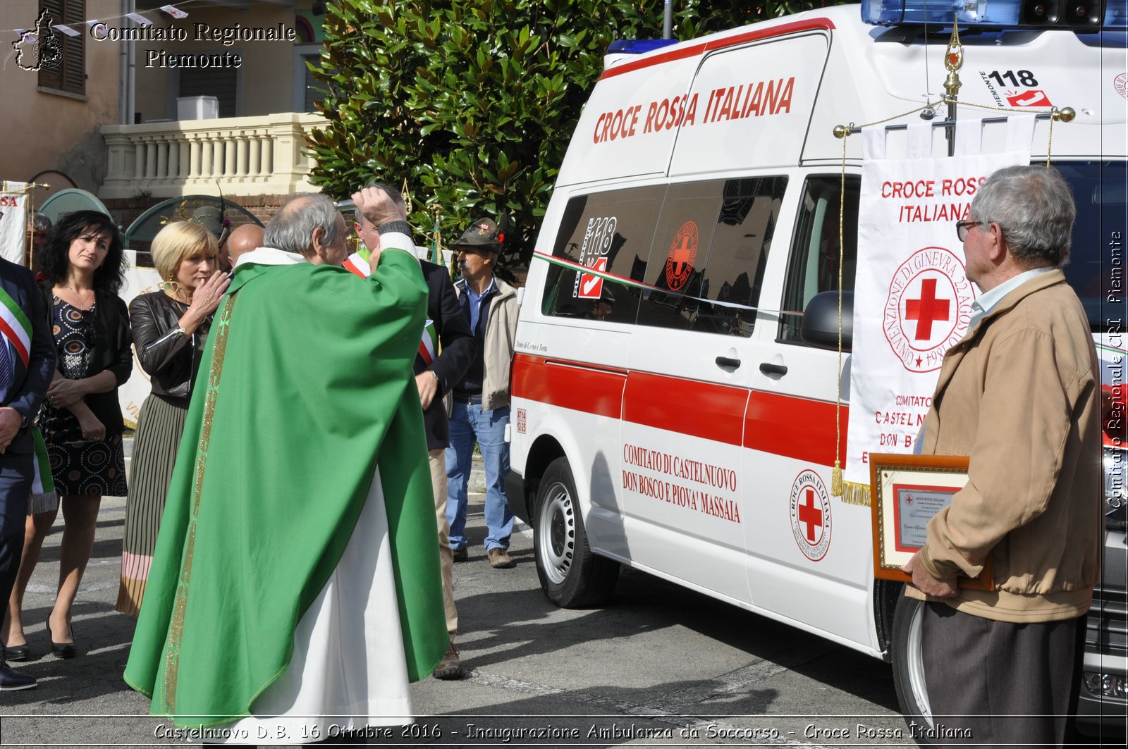 Castelnuovo D.B. 16 Ottobre 2016 - Inaugurazione Ambulanza da Soccorso - Croce Rossa Italiana- Comitato Regionale del Piemonte