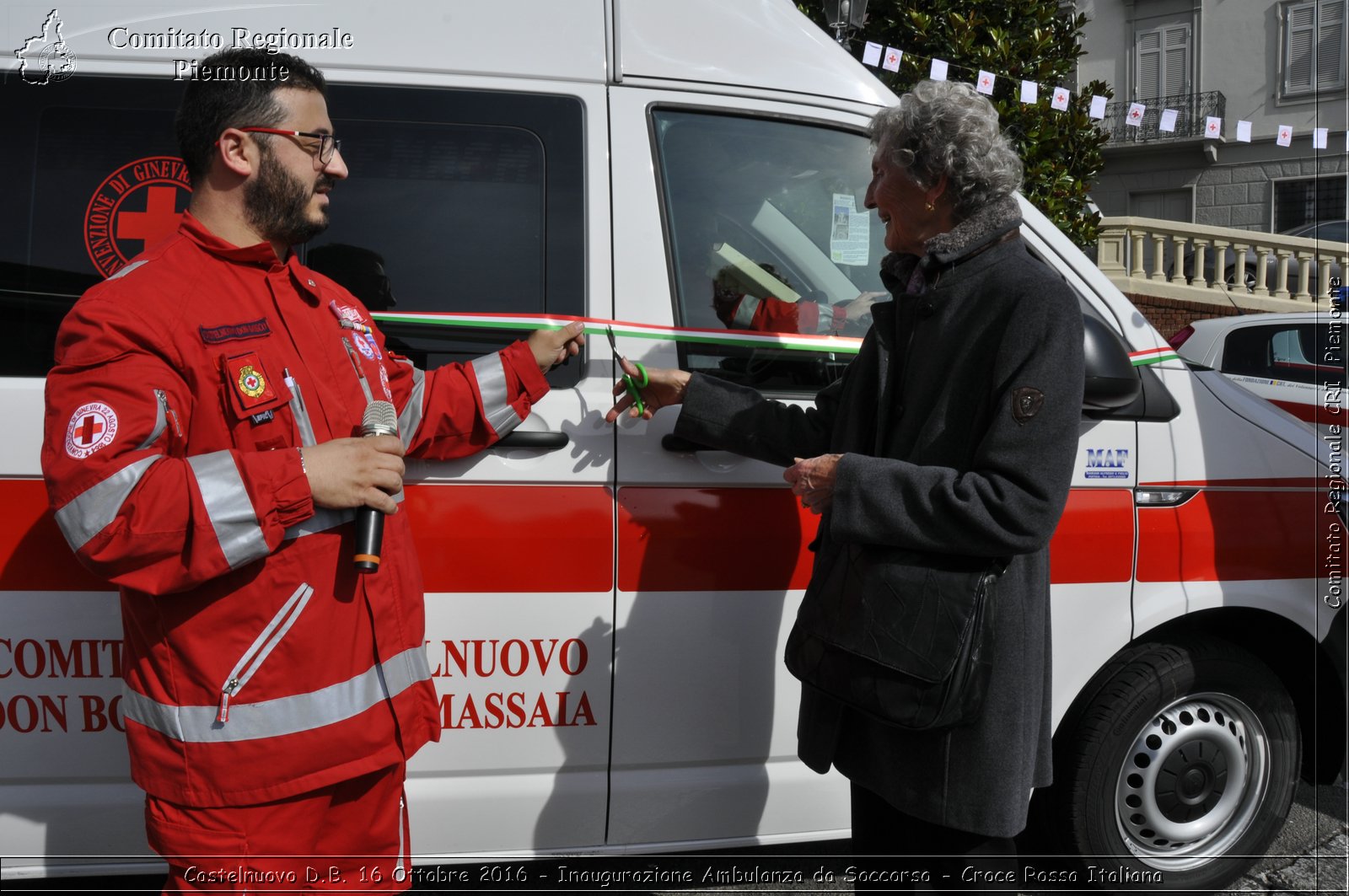 Castelnuovo D.B. 16 Ottobre 2016 - Inaugurazione Ambulanza da Soccorso - Croce Rossa Italiana- Comitato Regionale del Piemonte